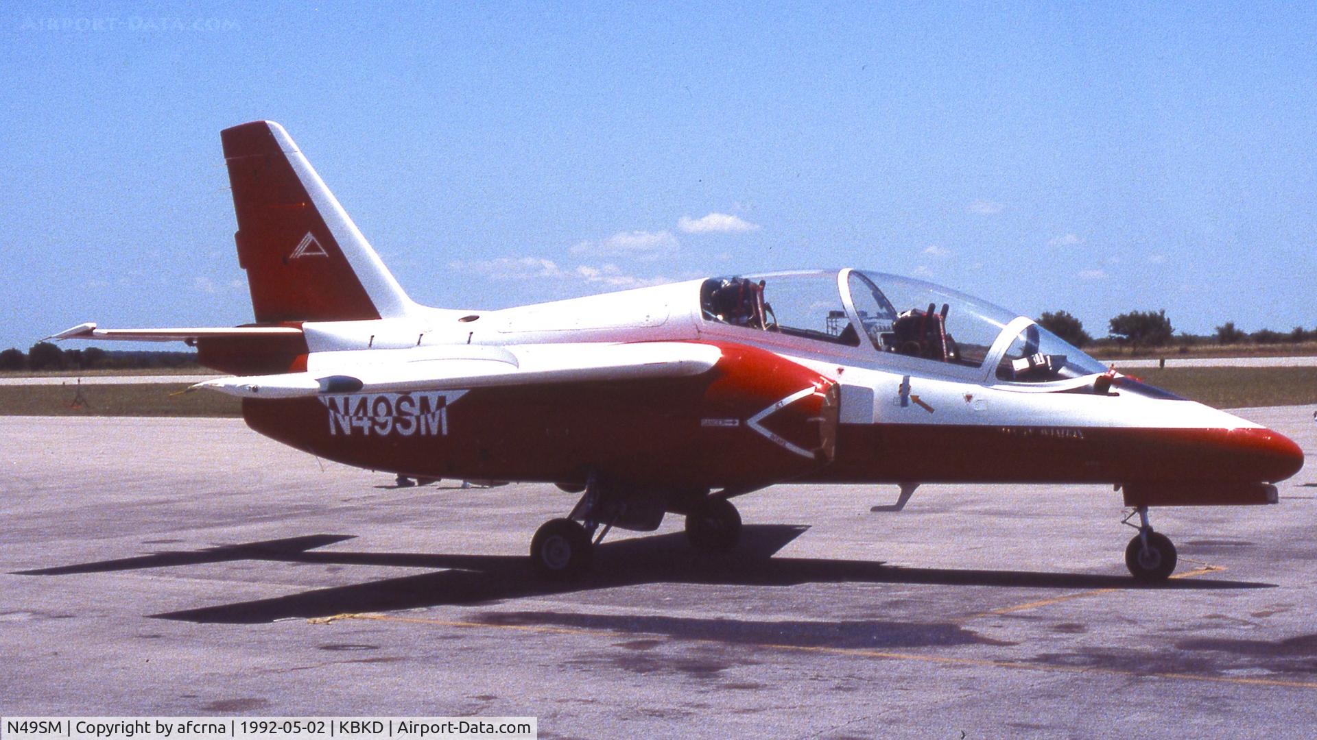N49SM, SIAI-Marchetti S-211 C/N 3-002, BRECKENRIDGE, TX
