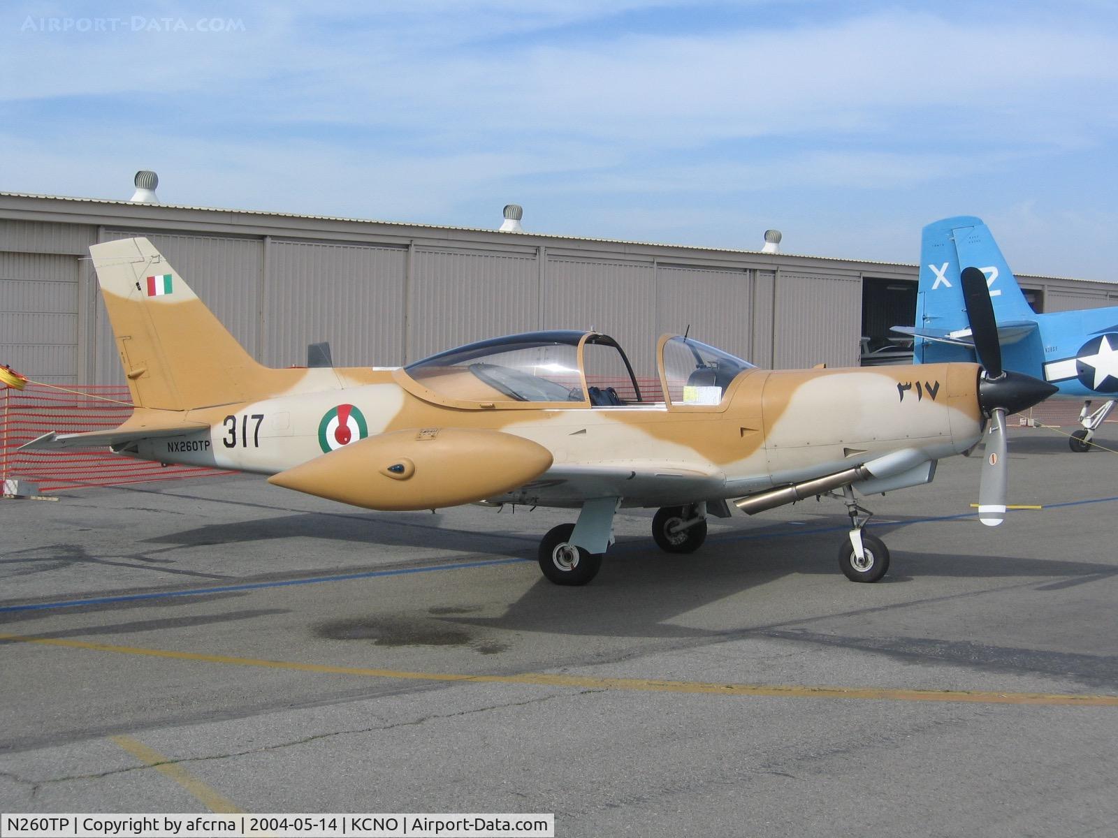 N260TP, 1987 SIAI-Marchetti SF-260TP C/N 703/62-006, ON THE RAMP AT CHINO