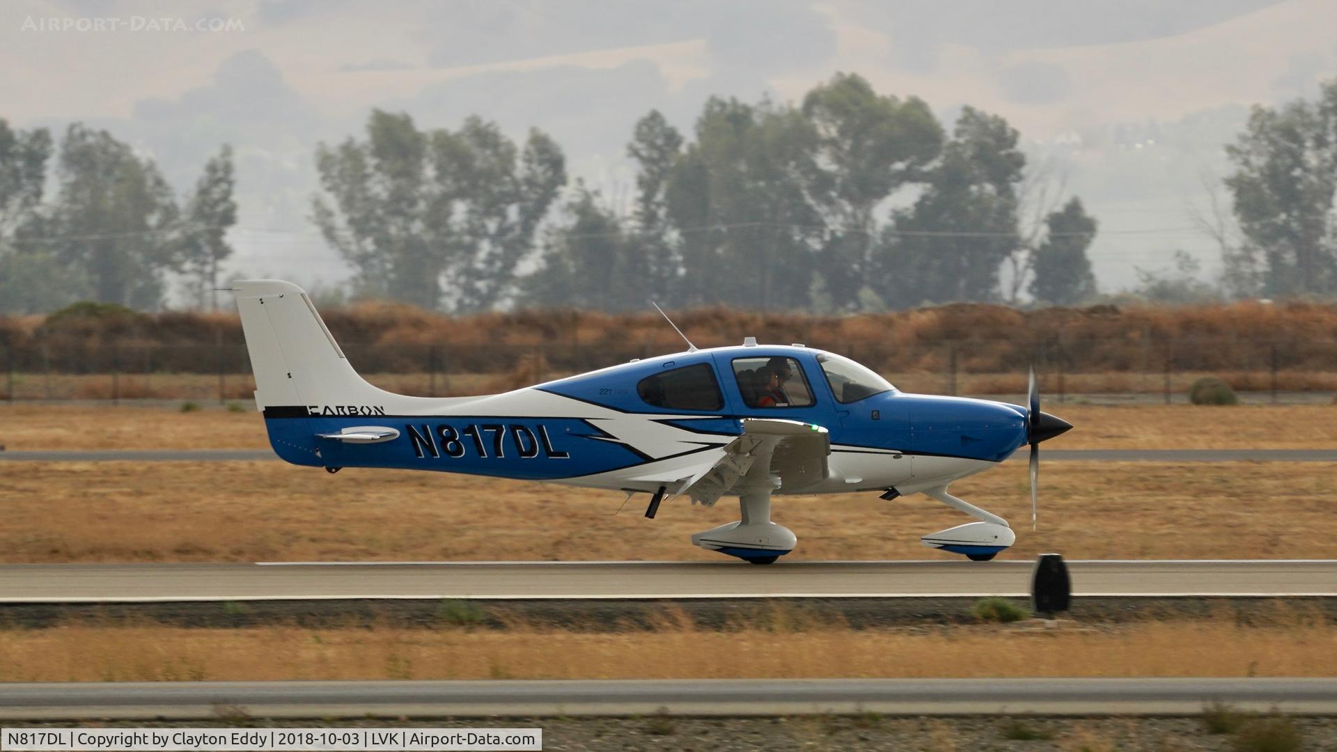 N817DL, 2018 Cirrus SR22T C/N 1762, Livermore Airport California 2018.