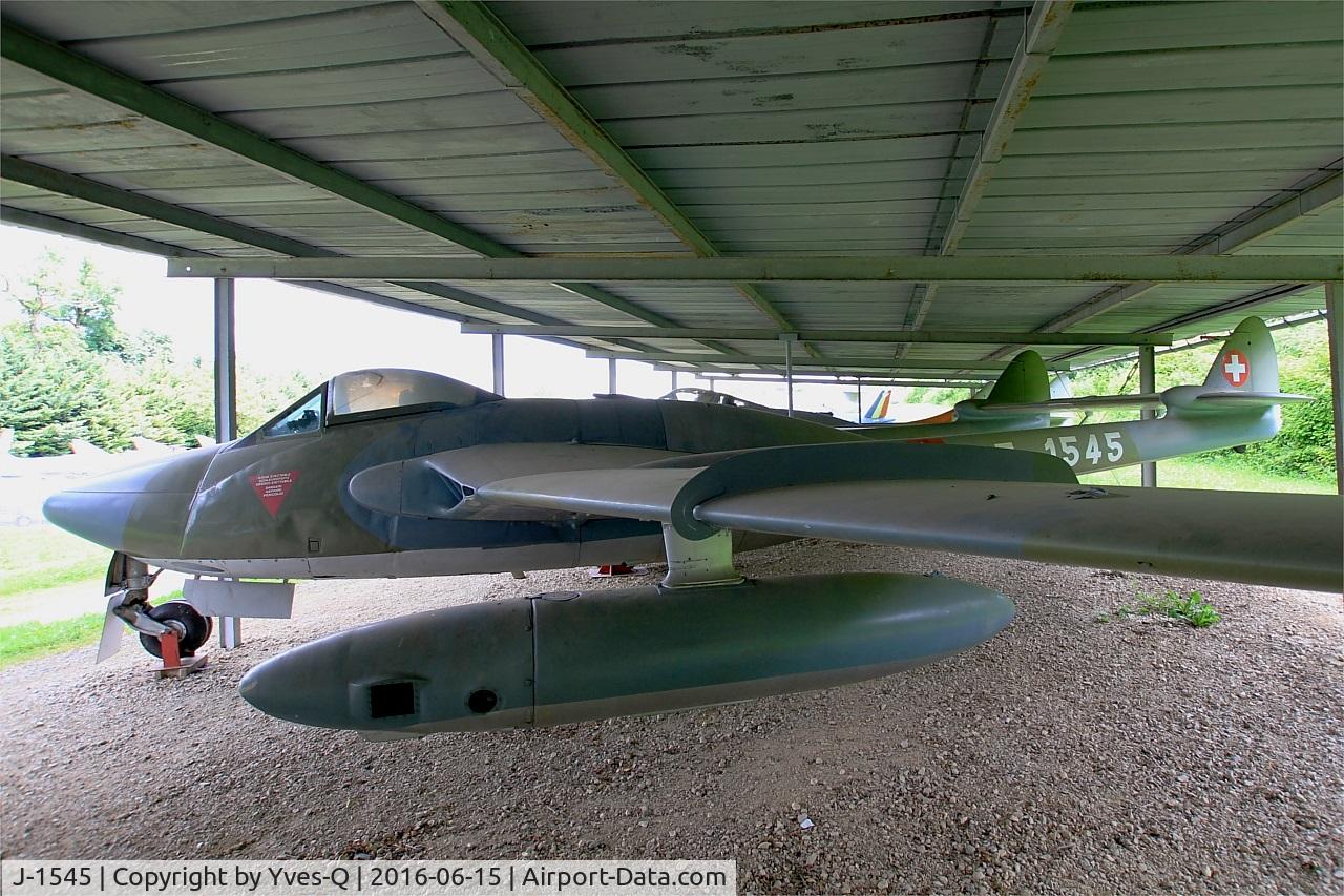 J-1545, De Havilland (F+W Emmen) DH-112 Venom FB.50 C/N 755, De Havilland (F+W Emmen) DH-112 Venom FB.50, Savigny-Les Beaune Museum
