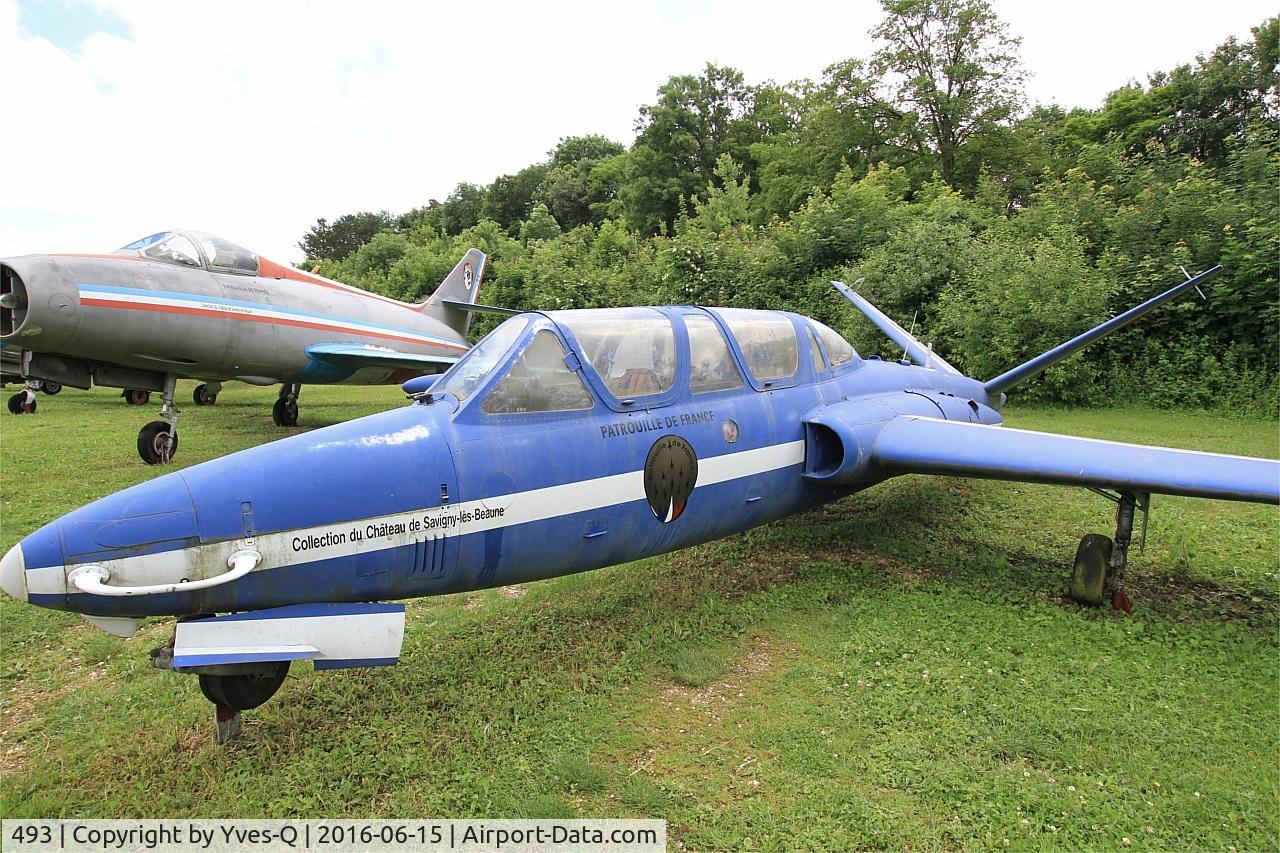 493, Fouga CM-170R Magister C/N 14, Fouga CM-170R Magister, Savigny-Les Beaune Museum