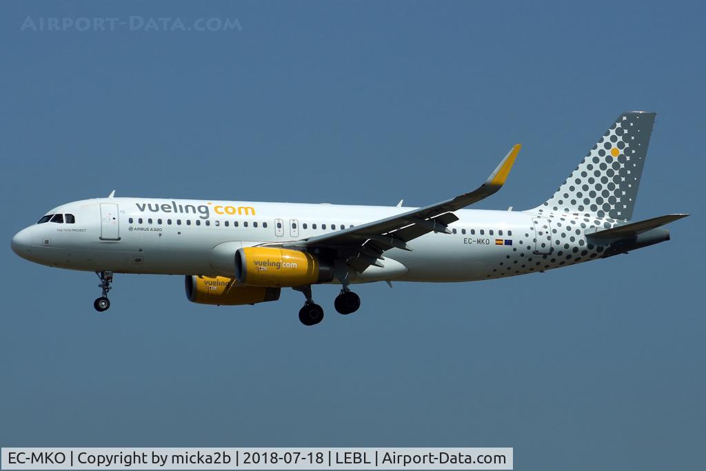 EC-MKO, 2016 Airbus A320-232 C/N 7028, Landing