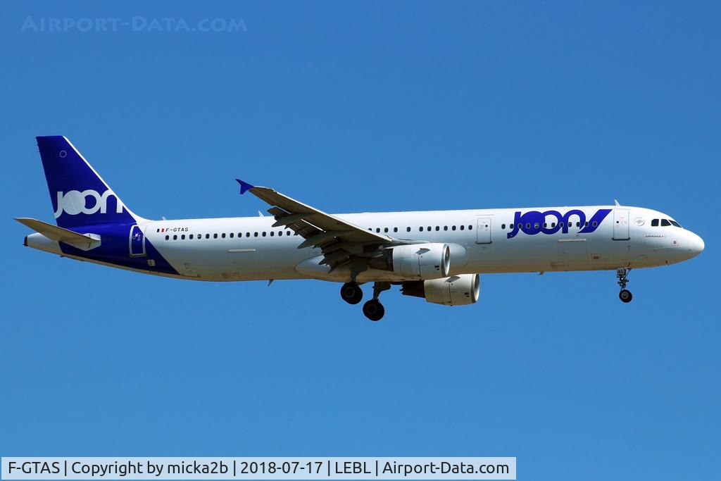 F-GTAS, 2008 Airbus A321-212 C/N 3419, Landing