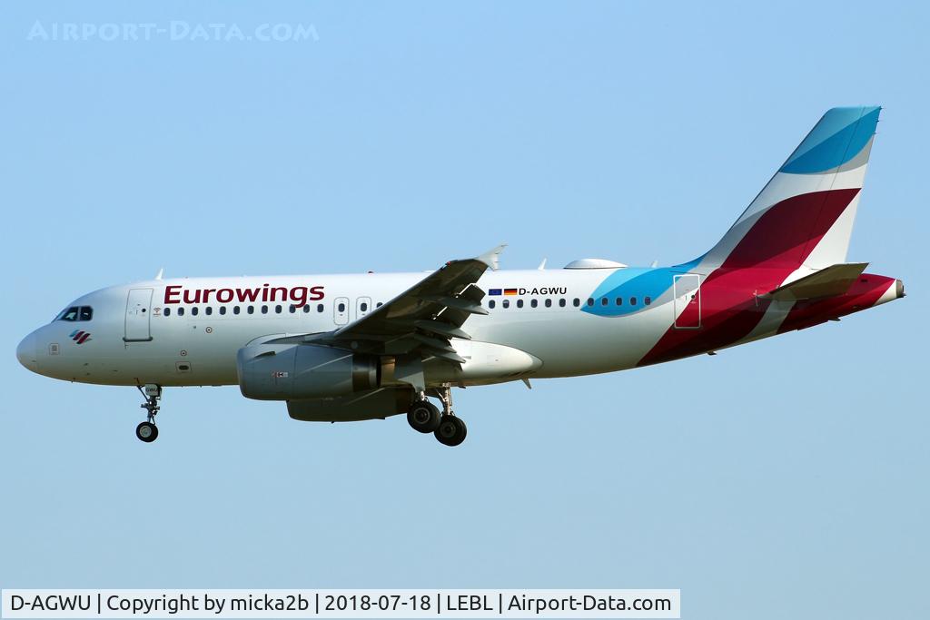 D-AGWU, 2013 Airbus A319-132 C/N 5457, Landing