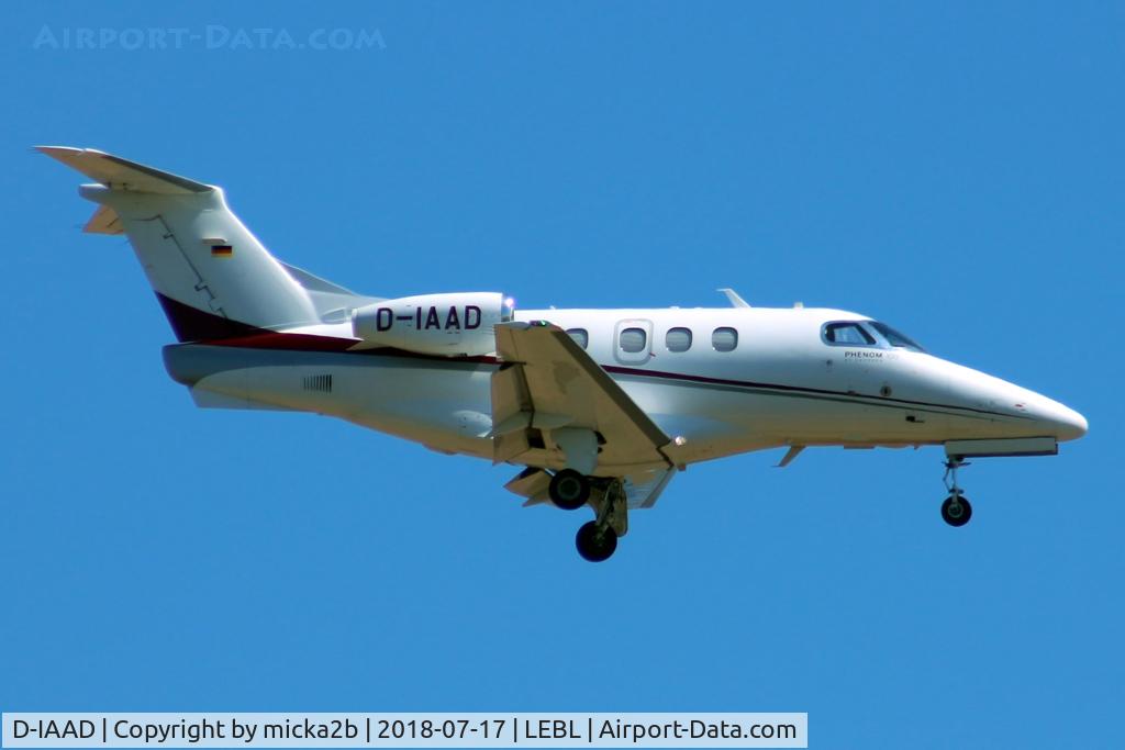 D-IAAD, 2010 Embraer EMB-500 Phenom 100 C/N 50000215, Landing
