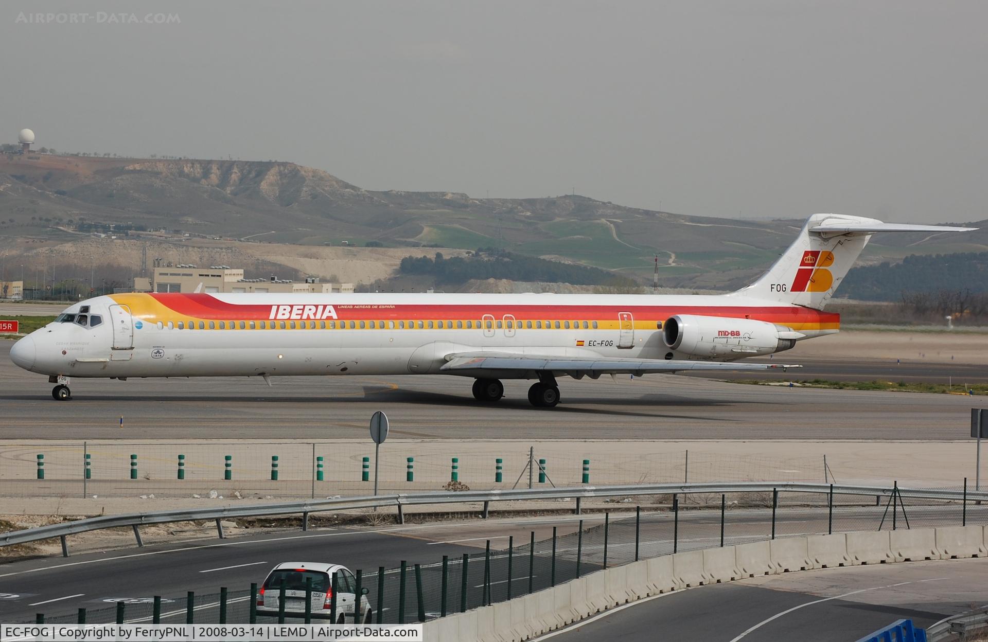 EC-FOG, 1992 McDonnell Douglas MD-88 C/N 53306, Iberia MD88