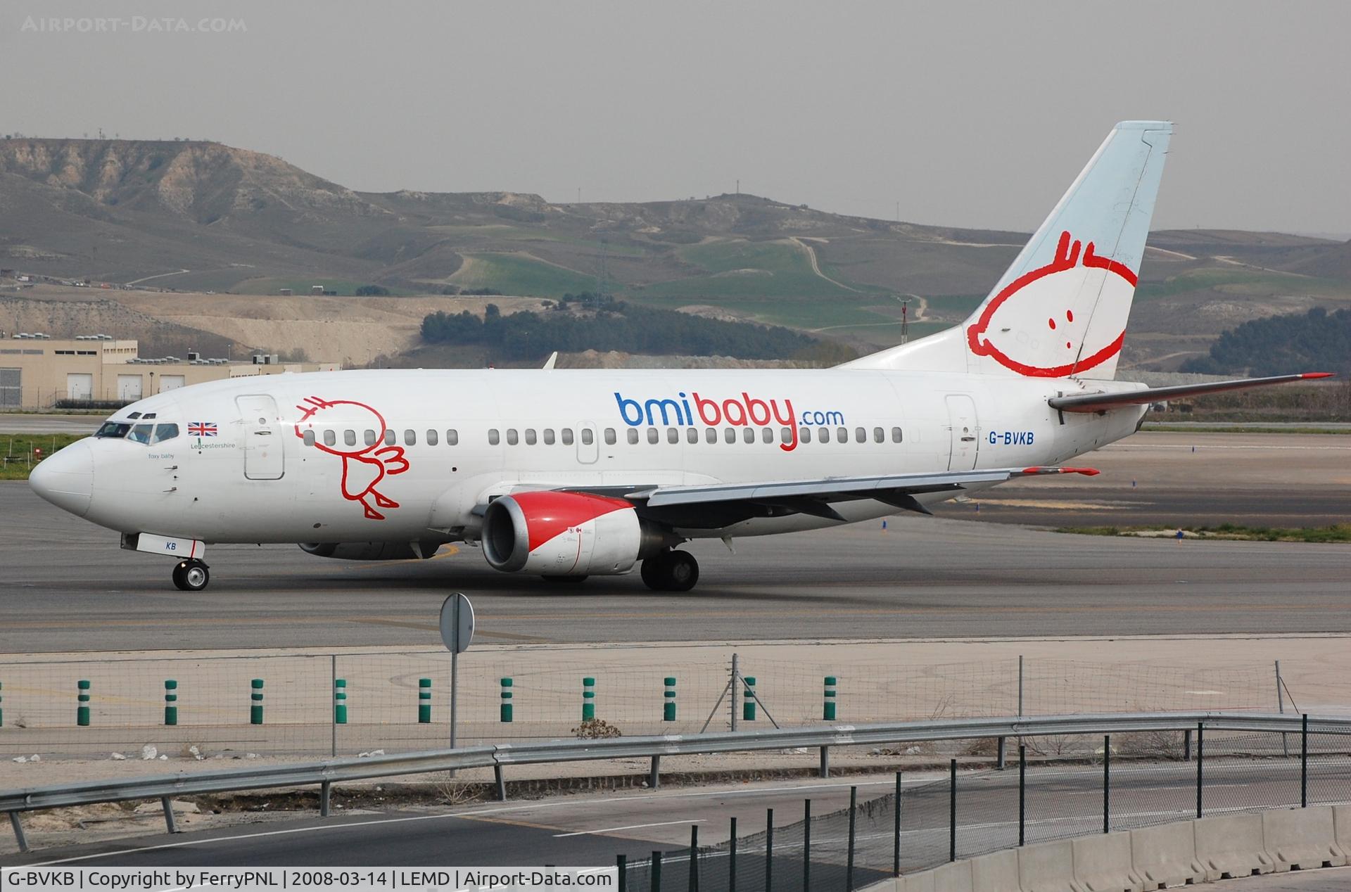 G-BVKB, 1994 Boeing 737-59D C/N 27268, BMI Baby B735. Broken up in 2013.