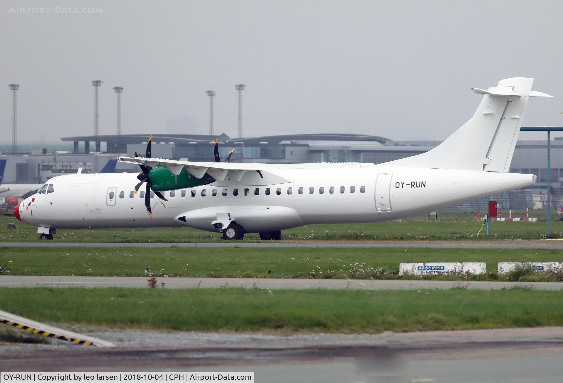 OY-RUN, 2018 ATR 72-600 (72-212A) C/N 1519, Copenhagen 4.10.2018