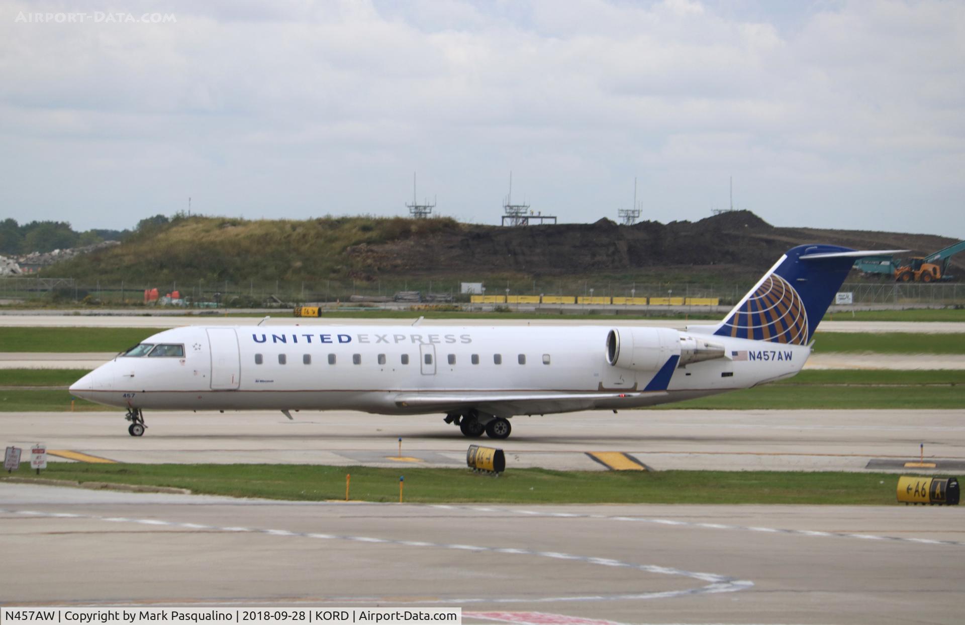 N457AW, 2003 Canadair CRJ-200LR (CL-600-2B19) C/N 7854, CL-600-2B19