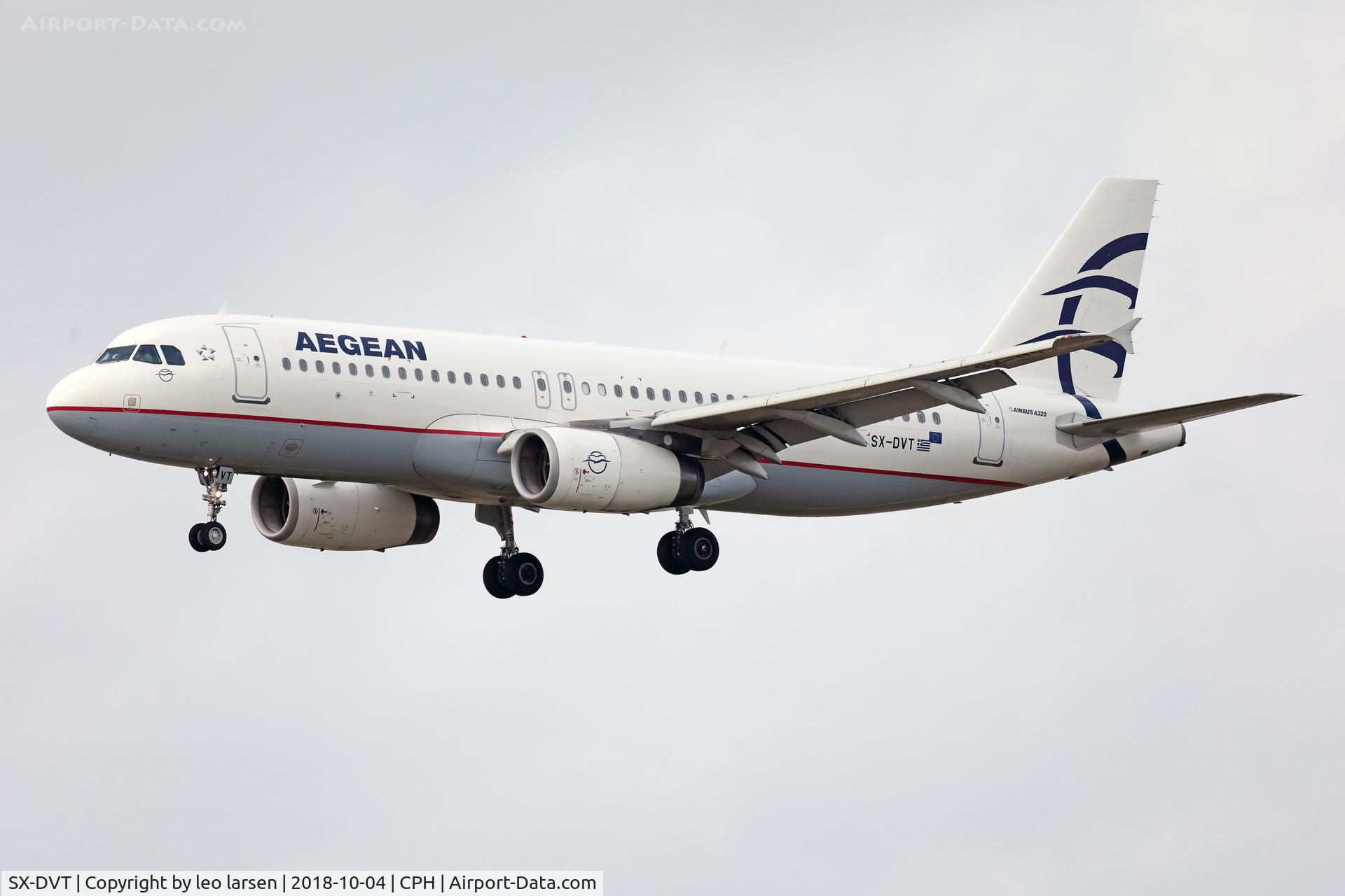SX-DVT, 2008 Airbus A320-232 C/N 3745, Copenhagen 4.10.2018