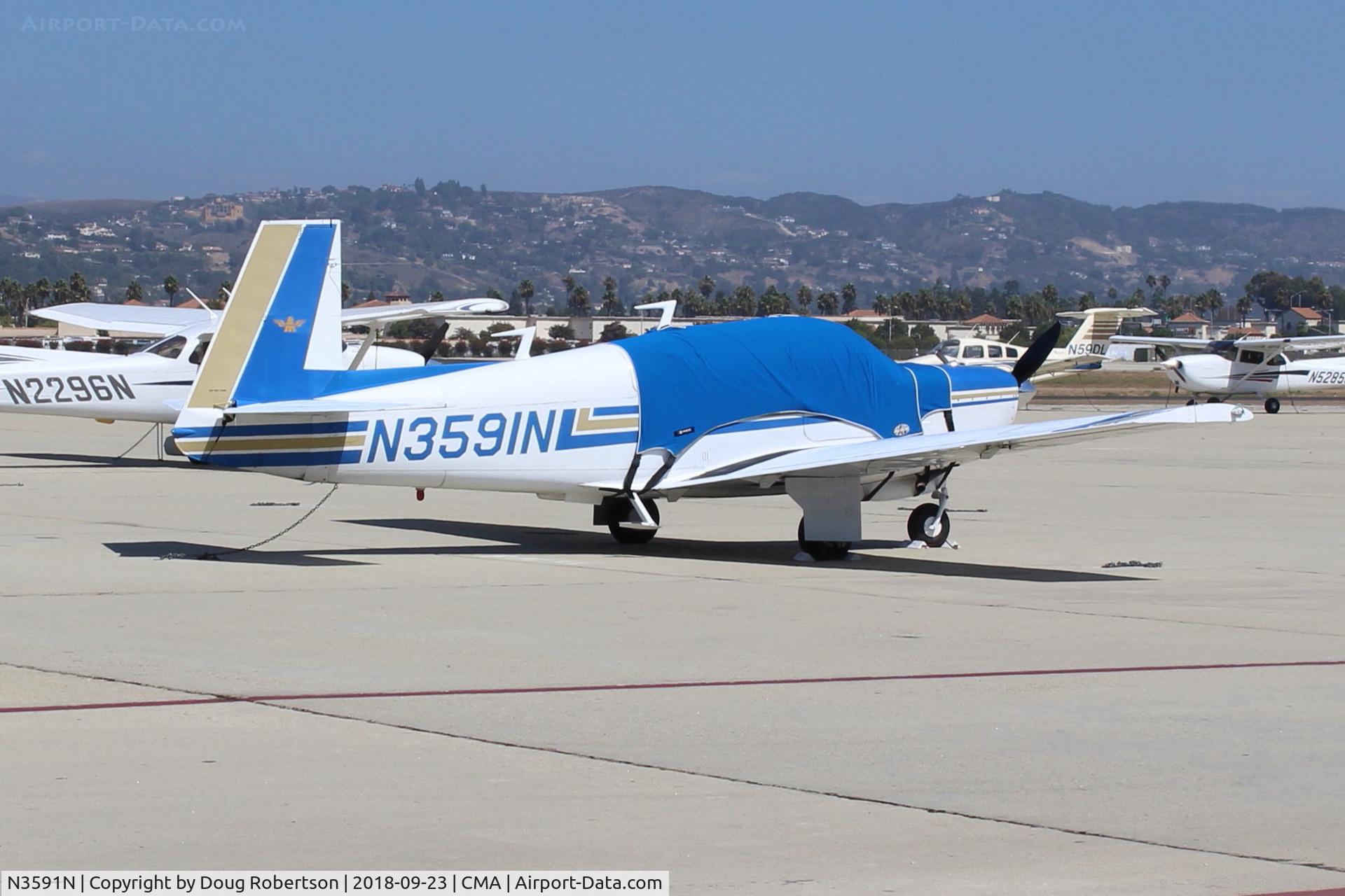 N3591N, 1967 Mooney M20F Executive C/N 680108, 1967 Mooney M20F EXECUTIVE, Lycoming IO-360 200 Hp, long cabin