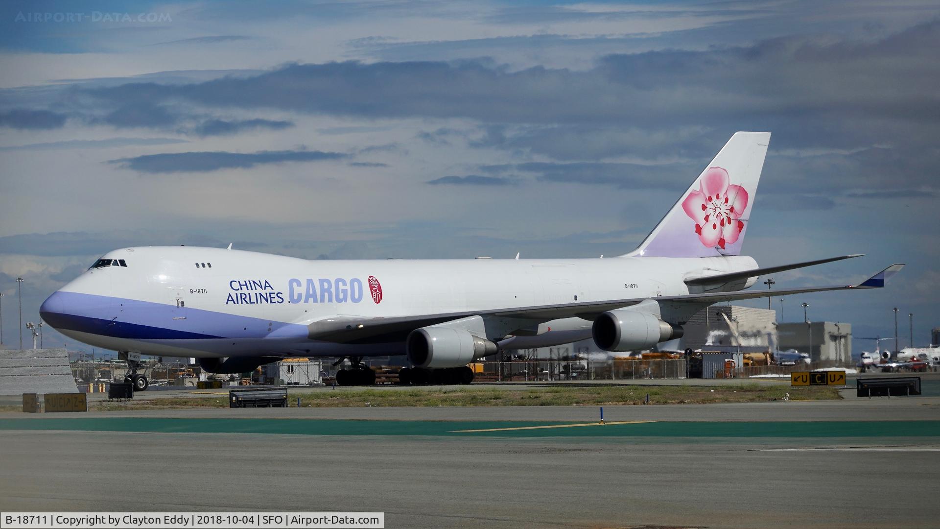 B-18711, 2002 Boeing 747-409F/SCD C/N 30768, SFO 2018.