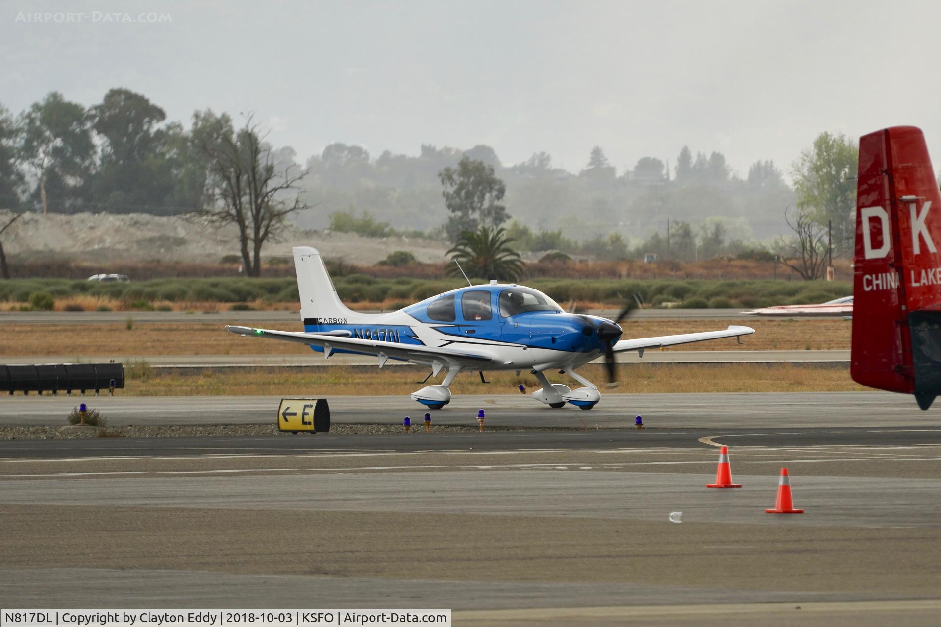 N817DL, 2018 Cirrus SR22T C/N 1762, SFO 2018.
