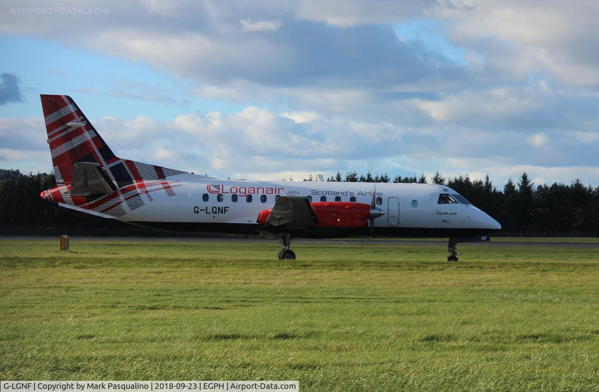 G-LGNF, 1990 Saab SF340B C/N 340B-192, SAAB 340B