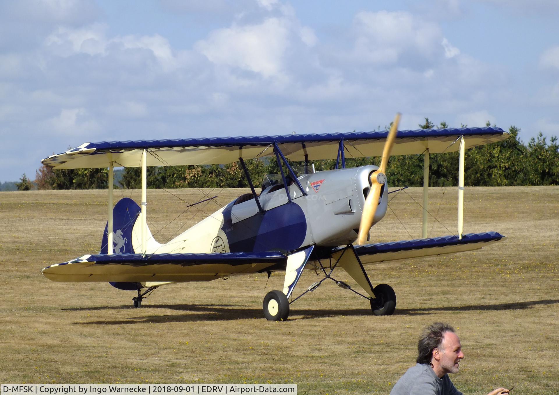D-MFSK, 1990 Platzer Kiebitz C/N unknown_d-mfsk, Platzer Kiebitz B at the 2018 Flugplatzfest Wershofen