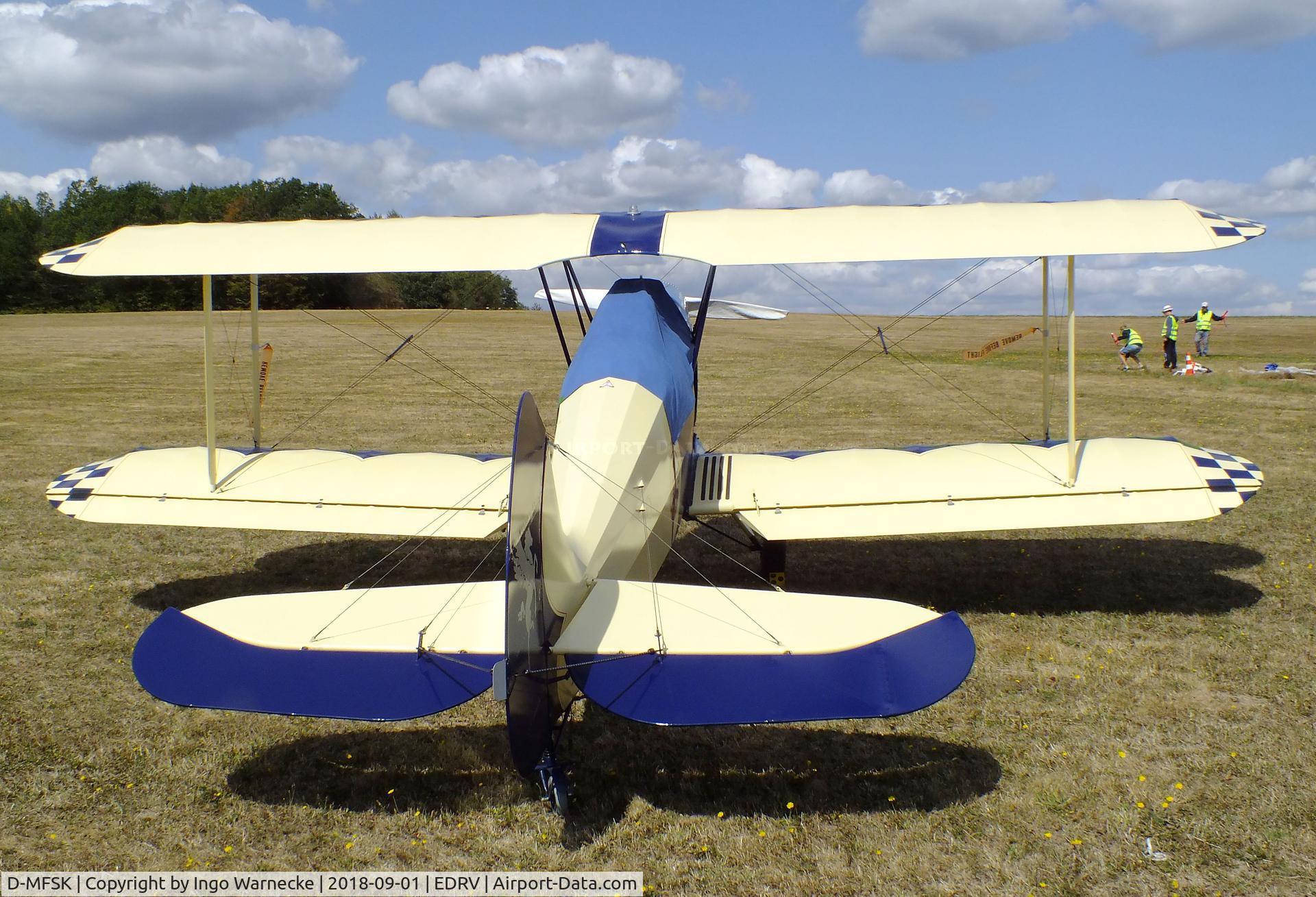 D-MFSK, 1990 Platzer Kiebitz C/N unknown_d-mfsk, Platzer Kiebitz B at the 2018 Flugplatzfest Wershofen