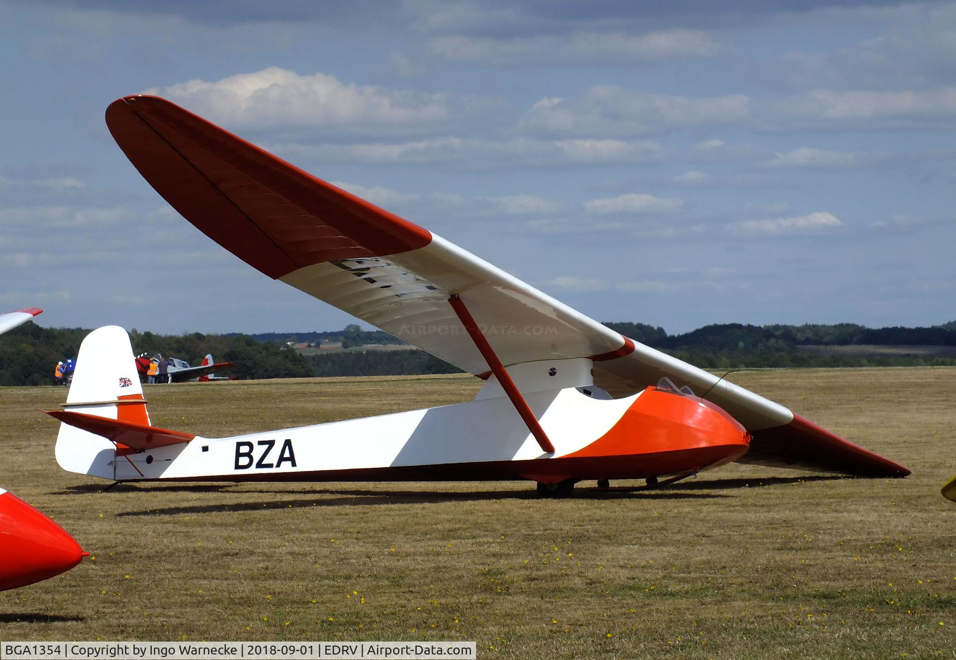BGA1354, 1959 Slingsby T-21B Sedbergh TX.1 C/N 1162, Slingsby T-21B Sedbergh at the 2018 Flugplatzfest Wershofen