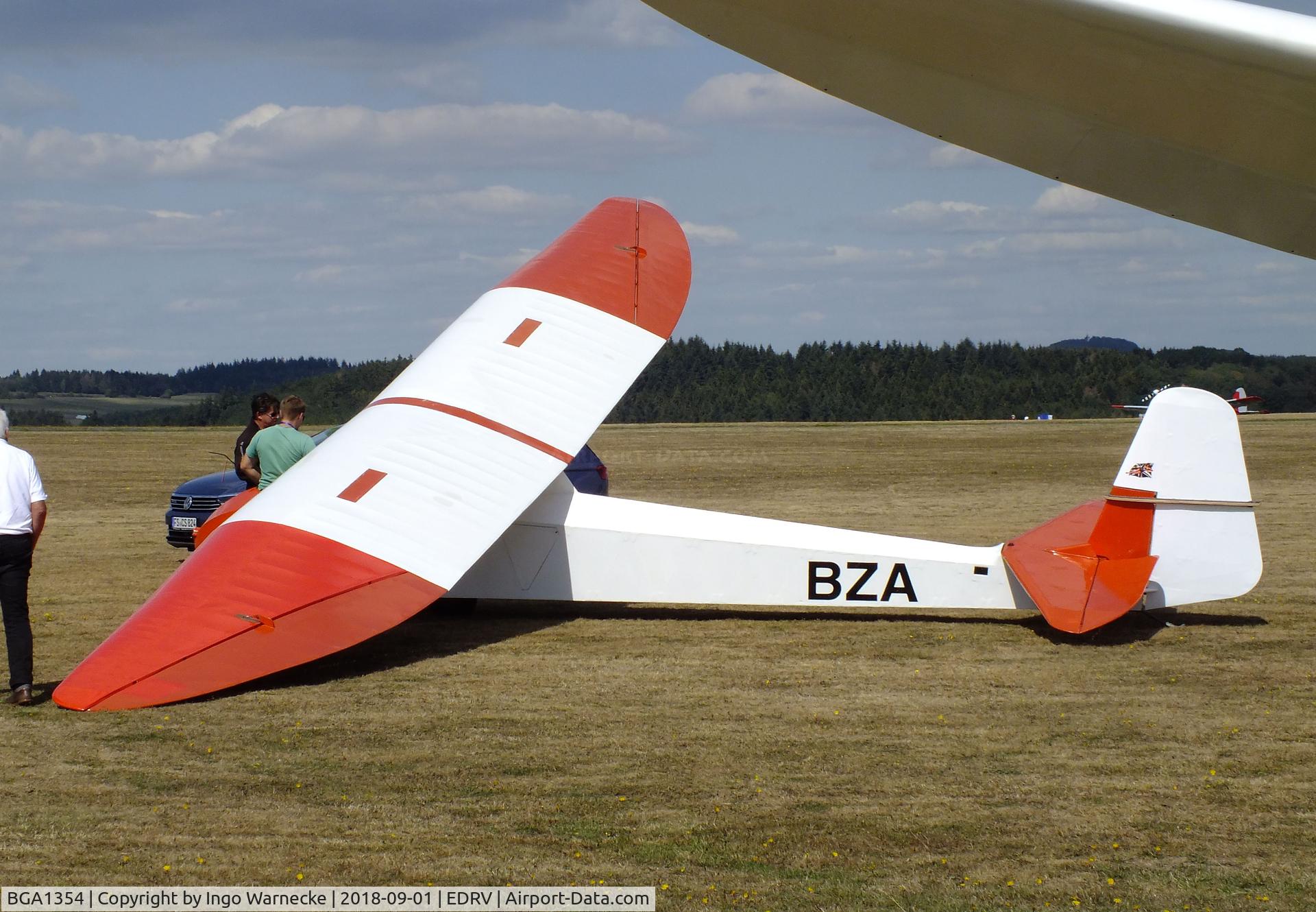 BGA1354, 1959 Slingsby T-21B Sedbergh TX.1 C/N 1162, Slingsby T-21B Sedbergh at the 2018 Flugplatzfest Wershofen