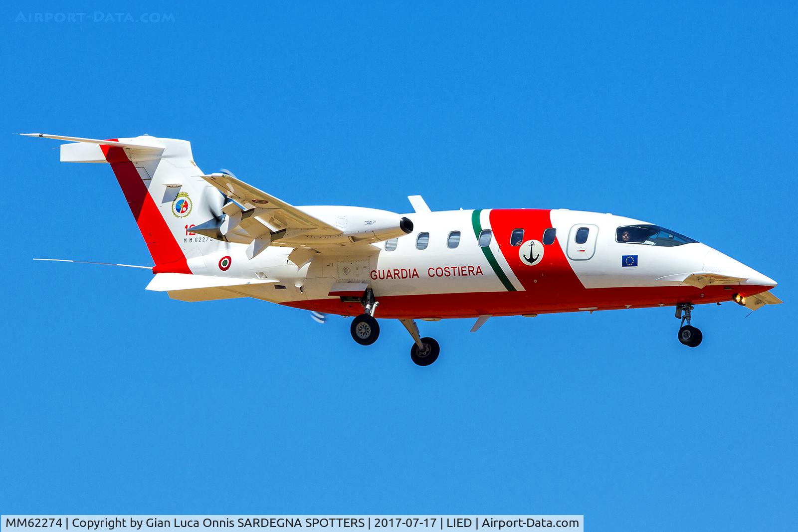 MM62274, Piaggio P-180 Avanti C/N 1205, landing