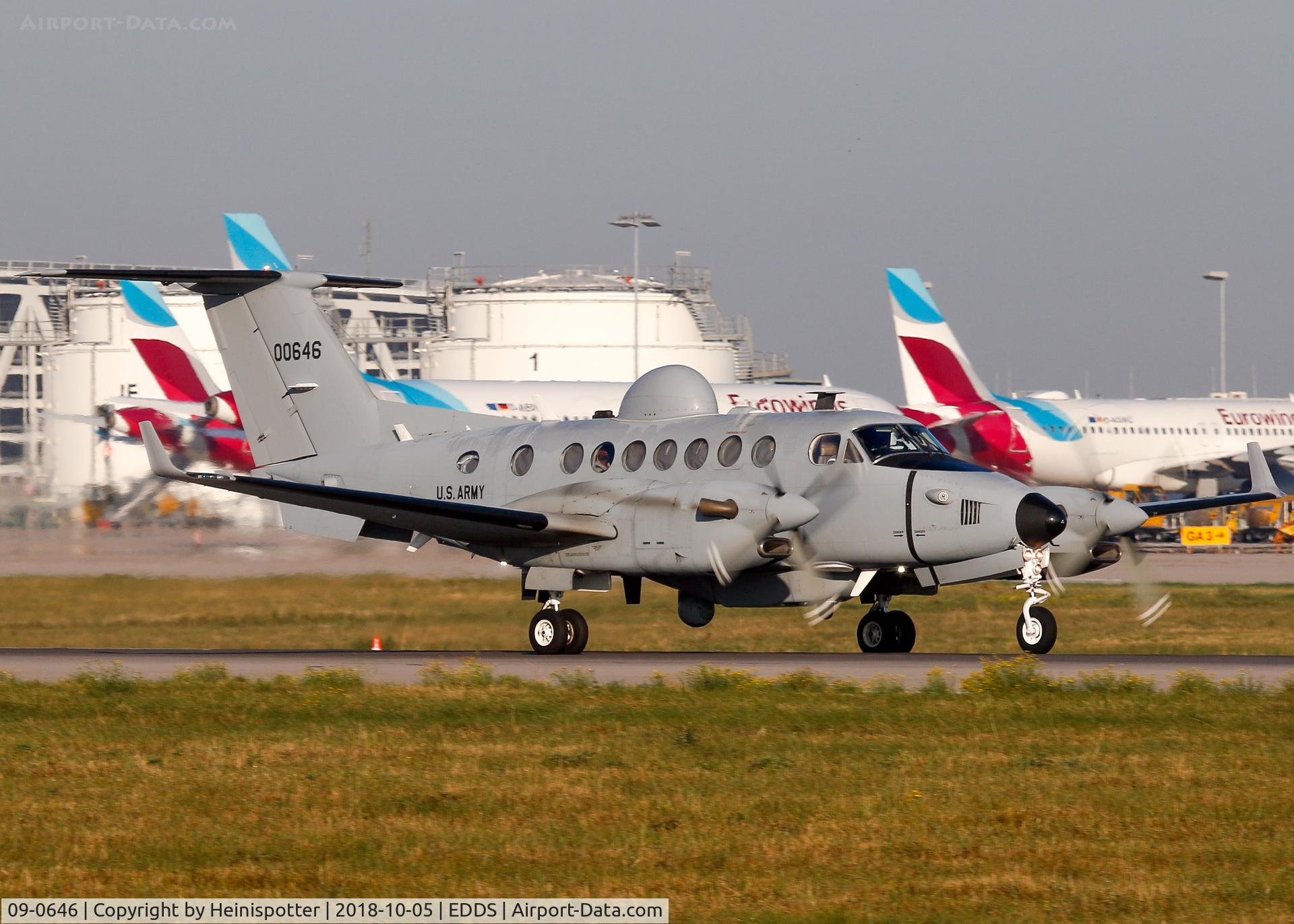 09-0646, 2010 Raytheon Beech MC-12W Liberty C/N FL-646, 09-0646 (Elvis28) at Stuttgart Airport.