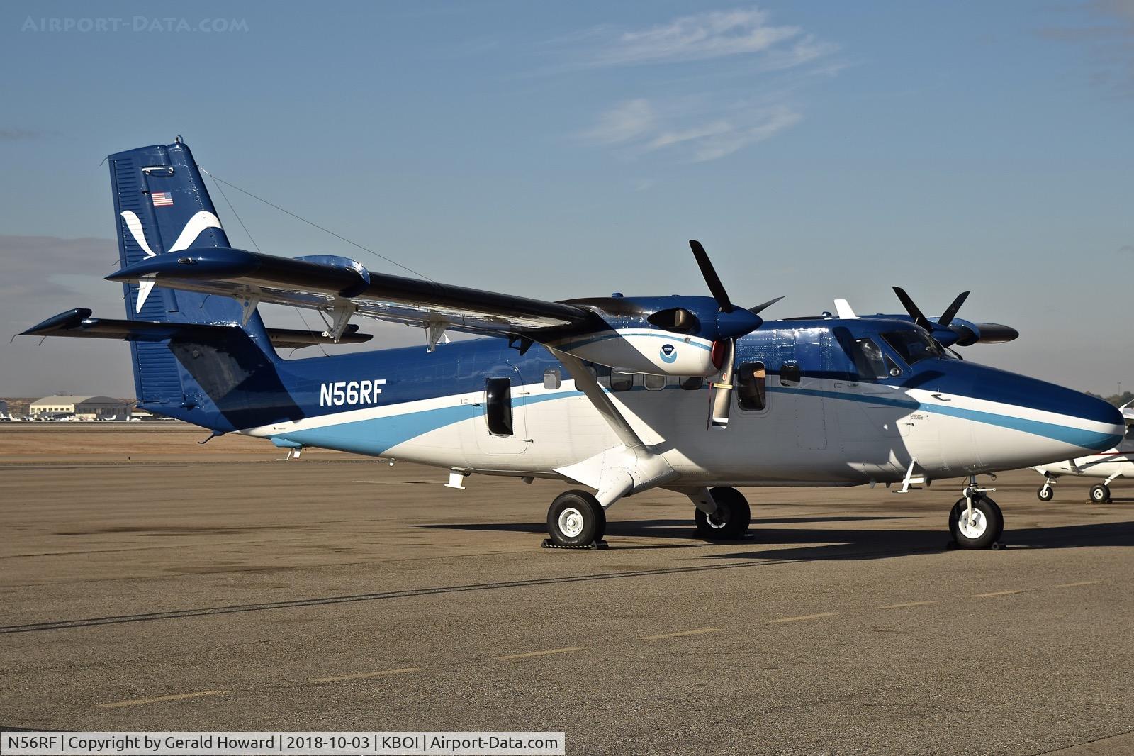 N56RF, 1982 De Havilland Canada DHC-6-300 Twin Otter C/N 788, Parked on north GA ramp. U. S. Dept. Commerce, NOAA