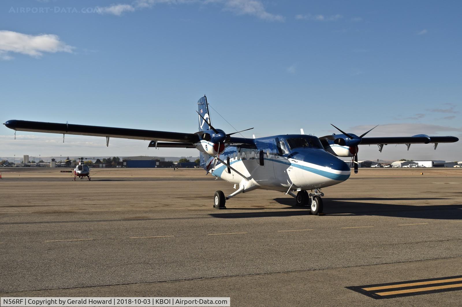 N56RF, 1982 De Havilland Canada DHC-6-300 Twin Otter C/N 788, Parked on north GA ramp. U. S. Dept. Commerce, NOAA.