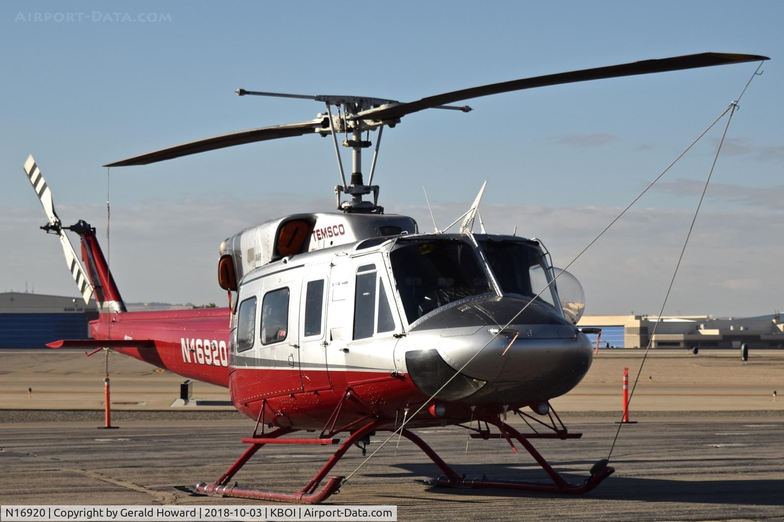 N16920, 1977 Bell 212 C/N 30865, Parked on north GA ramp.