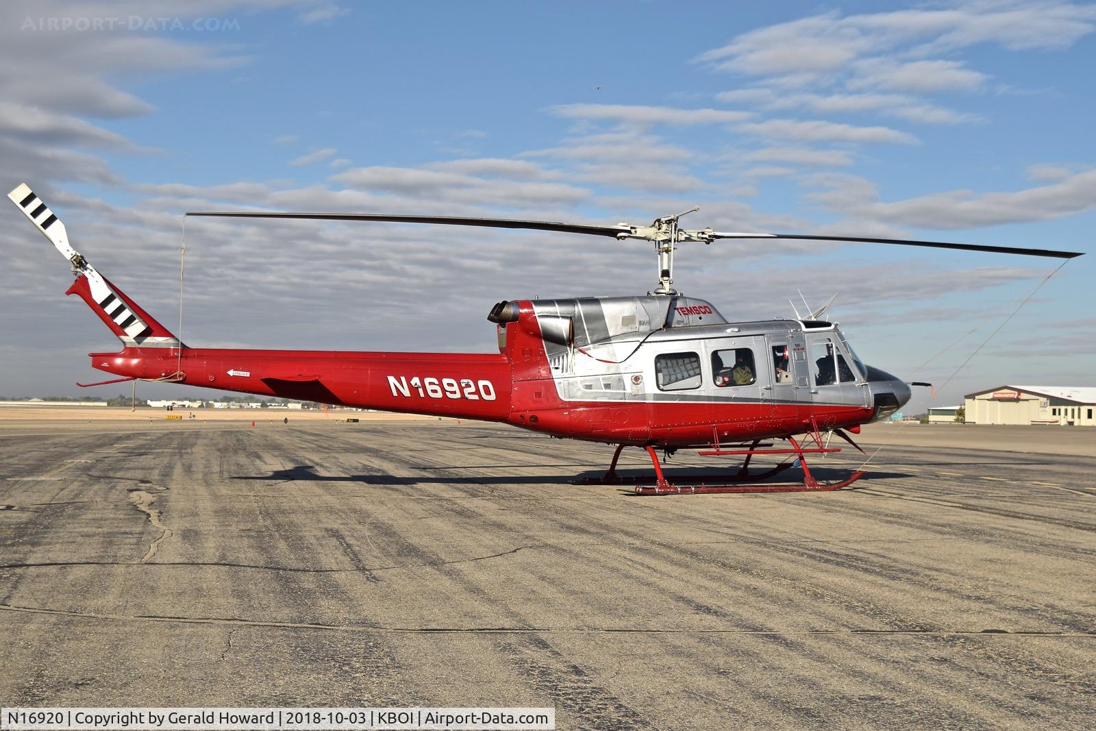 N16920, 1977 Bell 212 C/N 30865, Parked on the north GA ramp.