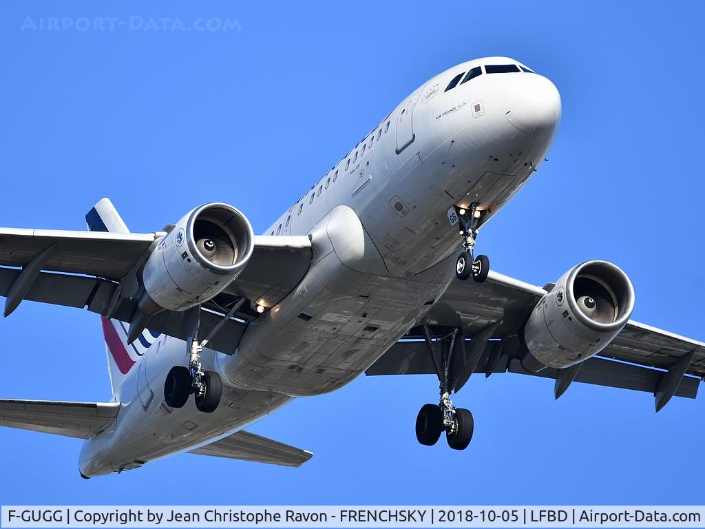 F-GUGG, 2004 Airbus A318-111 C/N 2317, A54126 from Lyon landing runway 23