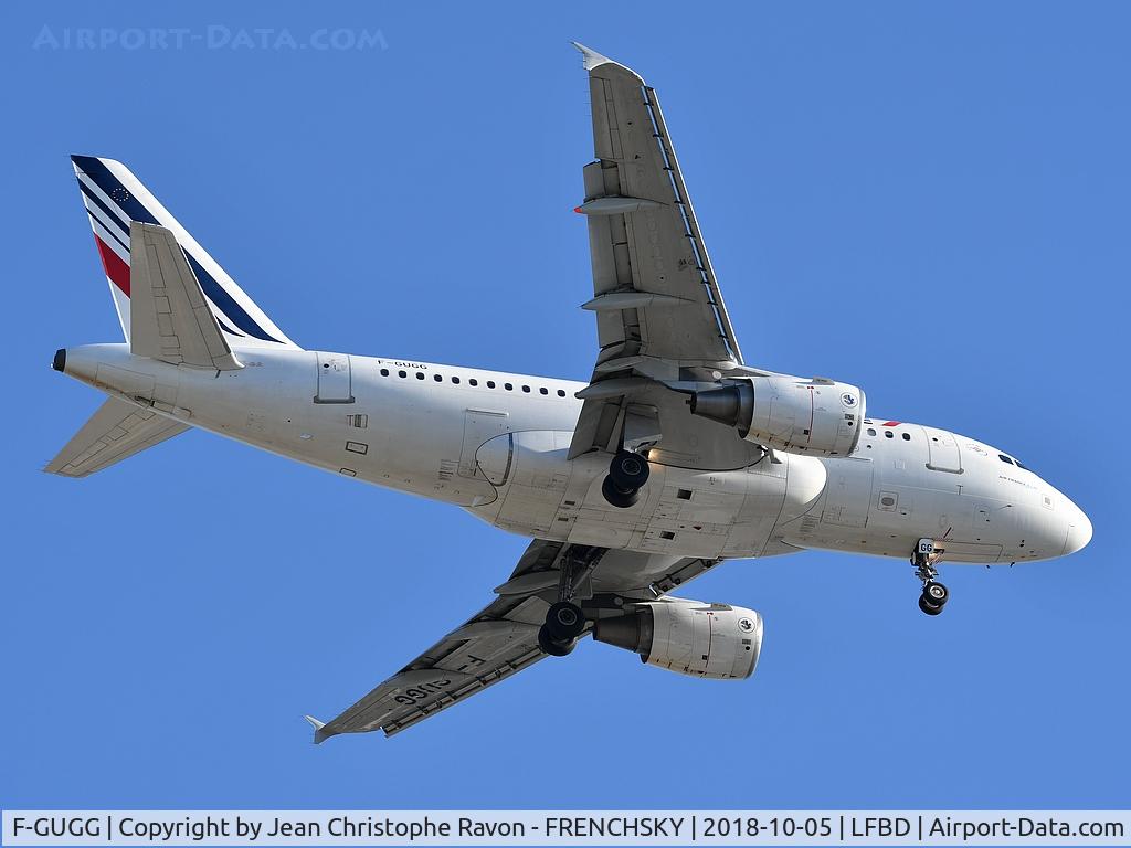 F-GUGG, 2004 Airbus A318-111 C/N 2317, A54126 from Lyon landing runway 23