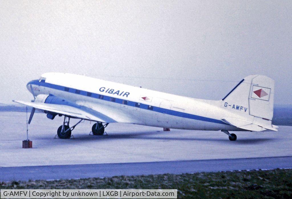 G-AMFV, 1943 Douglas C-47 Dakota 3 C/N 10105, When the aircraft was owned by Gibraltar Airways