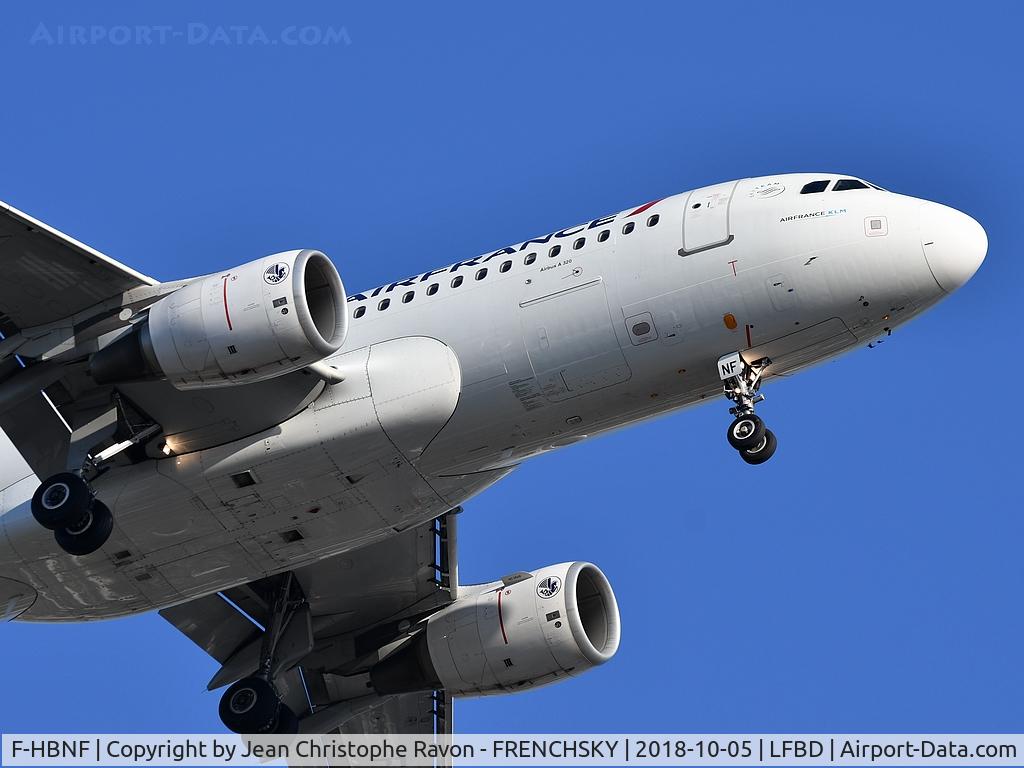 F-HBNF, 2011 Airbus A320-214 C/N 4714, AF6266 from Paris Orly landing runway 23