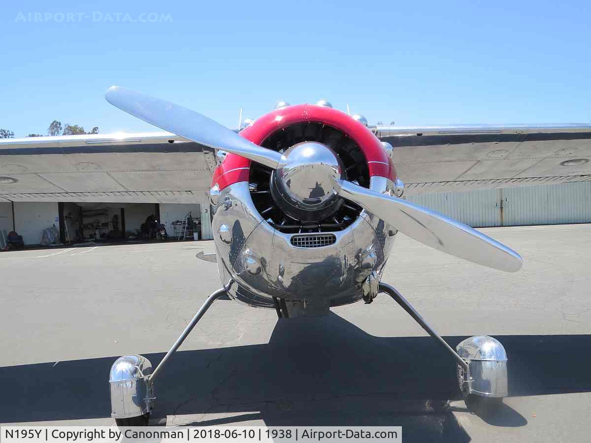 N195Y, 1951 Cessna 195 C/N 7629, Jacobs Engine