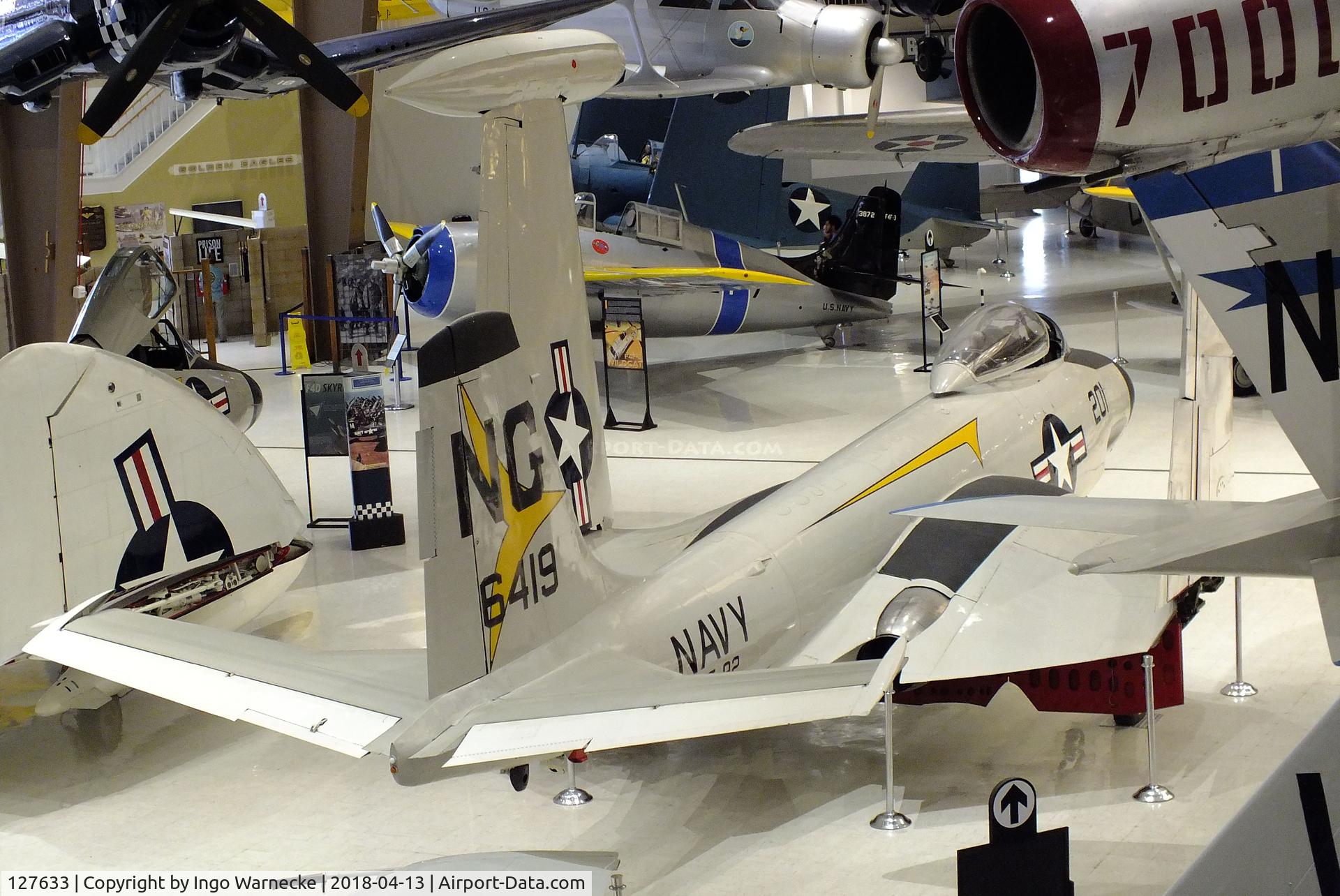 127633, McDonnell F2H-4 Banshee C/N Not found 127633, McDonnell F2H-4 Banshee at the NMNA, Pensacola FL