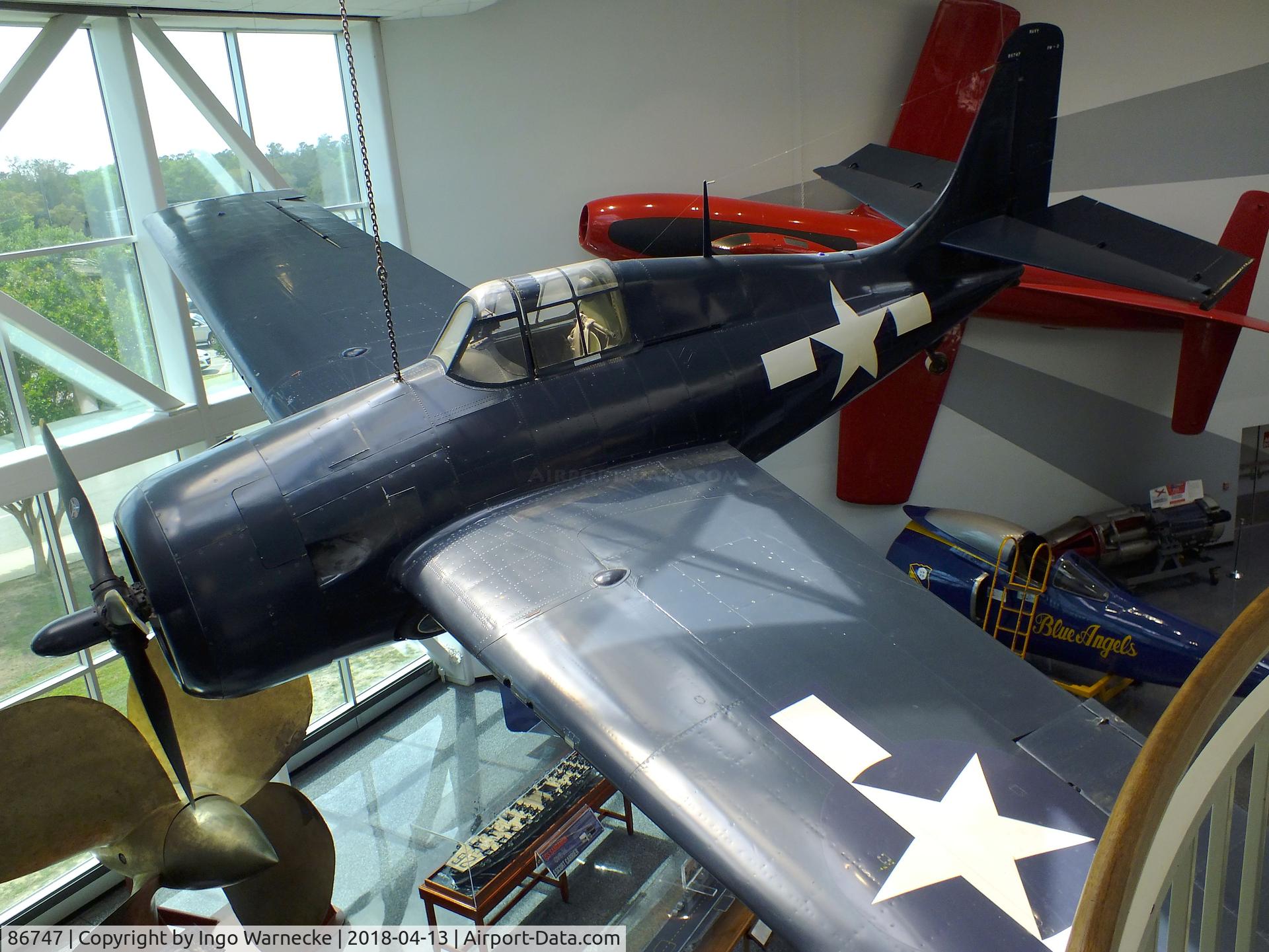 86747, General Motors (Grumman) FM-2 Wildcat C/N 5805, Grumman (General Motors) FM-2 (F4F) Wildcat at the NMNA, Pensacola FL