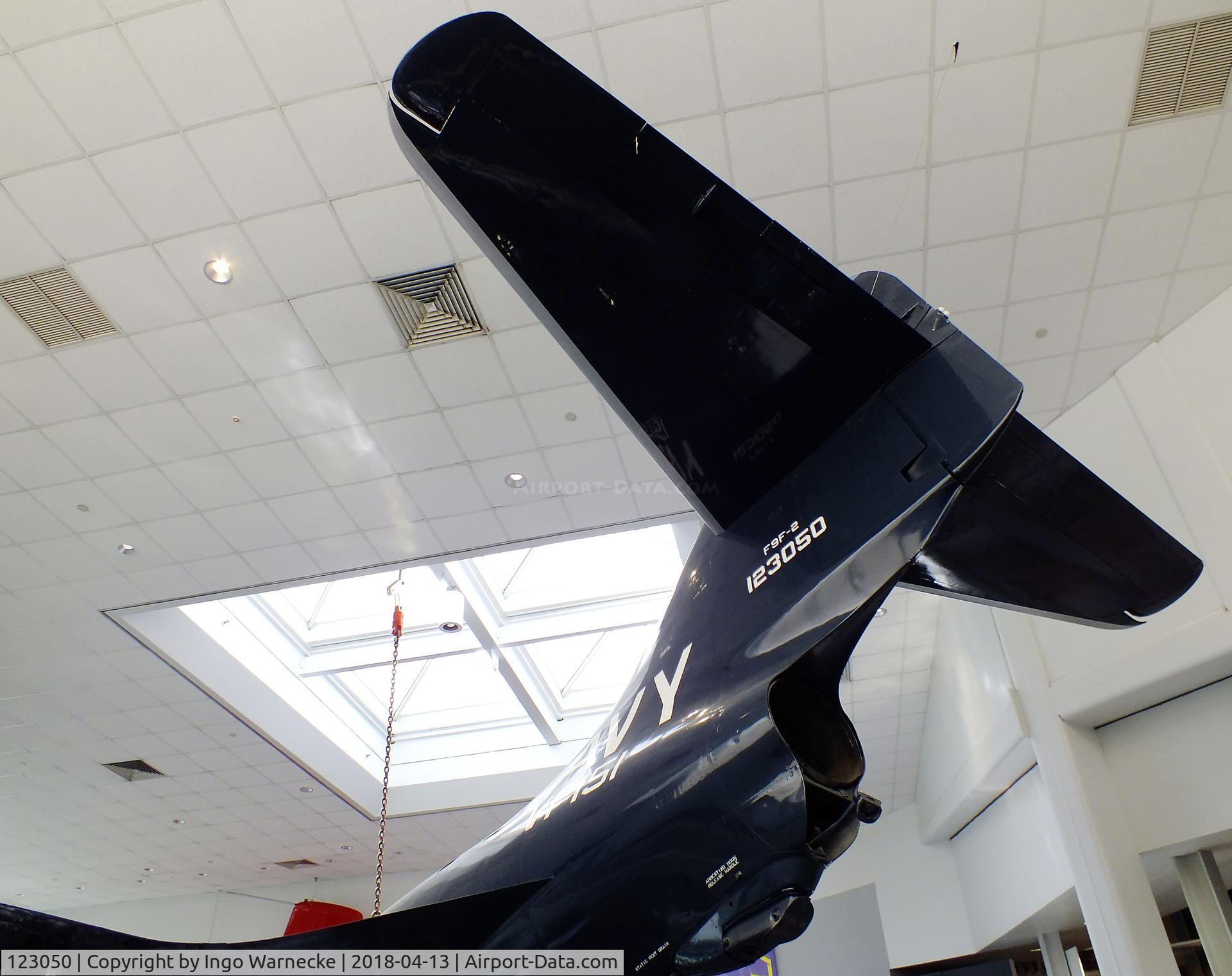 123050, Grumman F9F-2 Panther C/N K-65, Grumman F9F-2 Panther at the NMNA, Pensacola FL