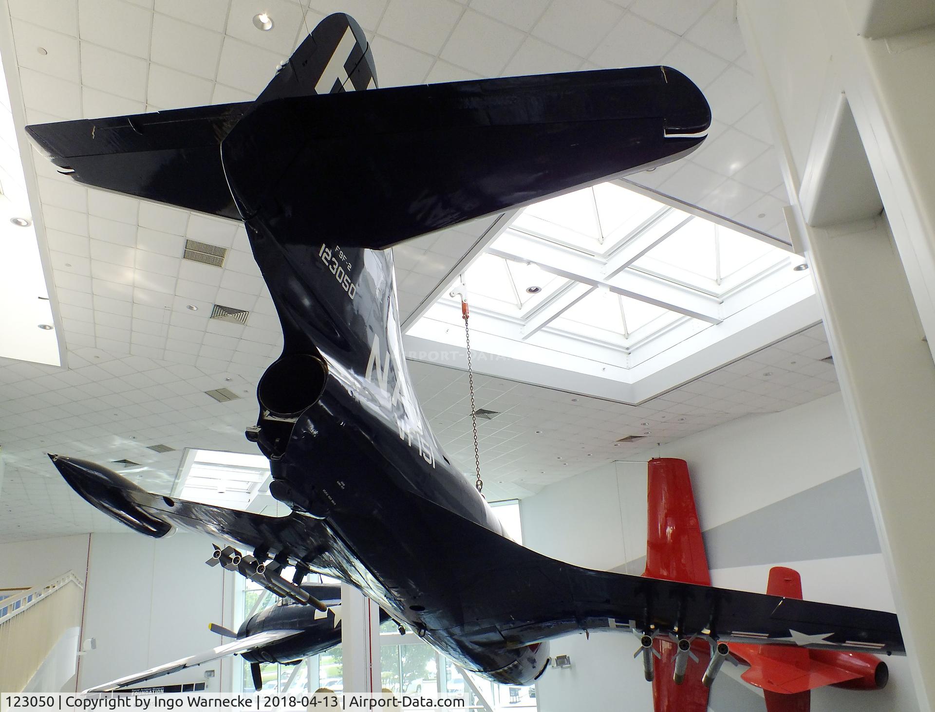 123050, Grumman F9F-2 Panther C/N K-65, Grumman F9F-2 Panther at the NMNA, Pensacola FL