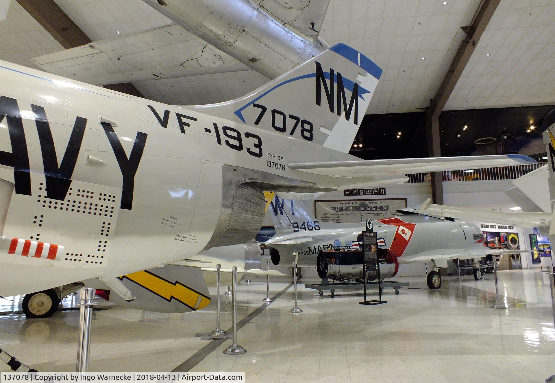 137078, McDonnell MF-3B Demon C/N 259, McDonnell MF-3B (F3H-2M) Demon at the NMNA, Pensacola FL