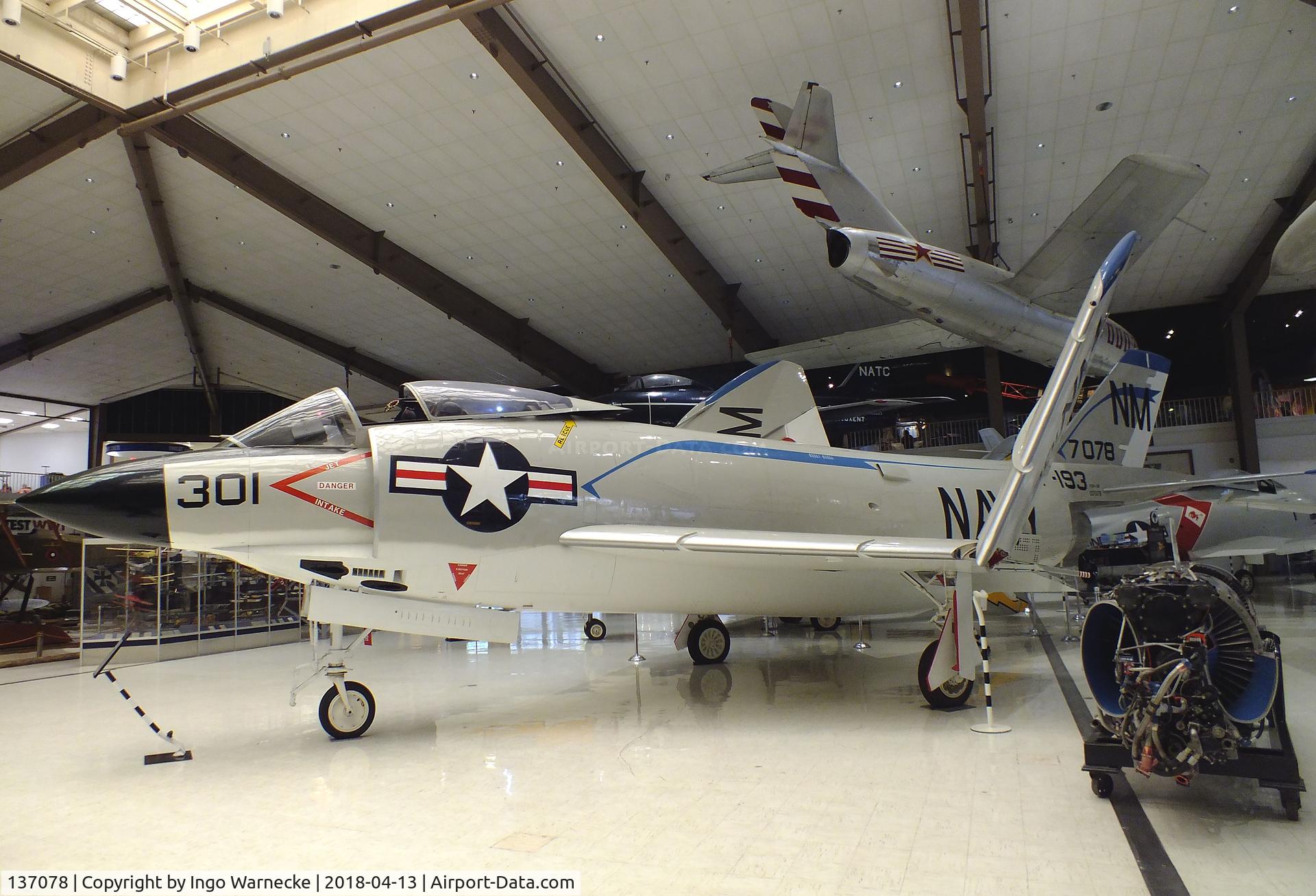 137078, McDonnell MF-3B Demon C/N 259, McDonnell MF-3B (F3H-2M) Demon at the NMNA, Pensacola FL