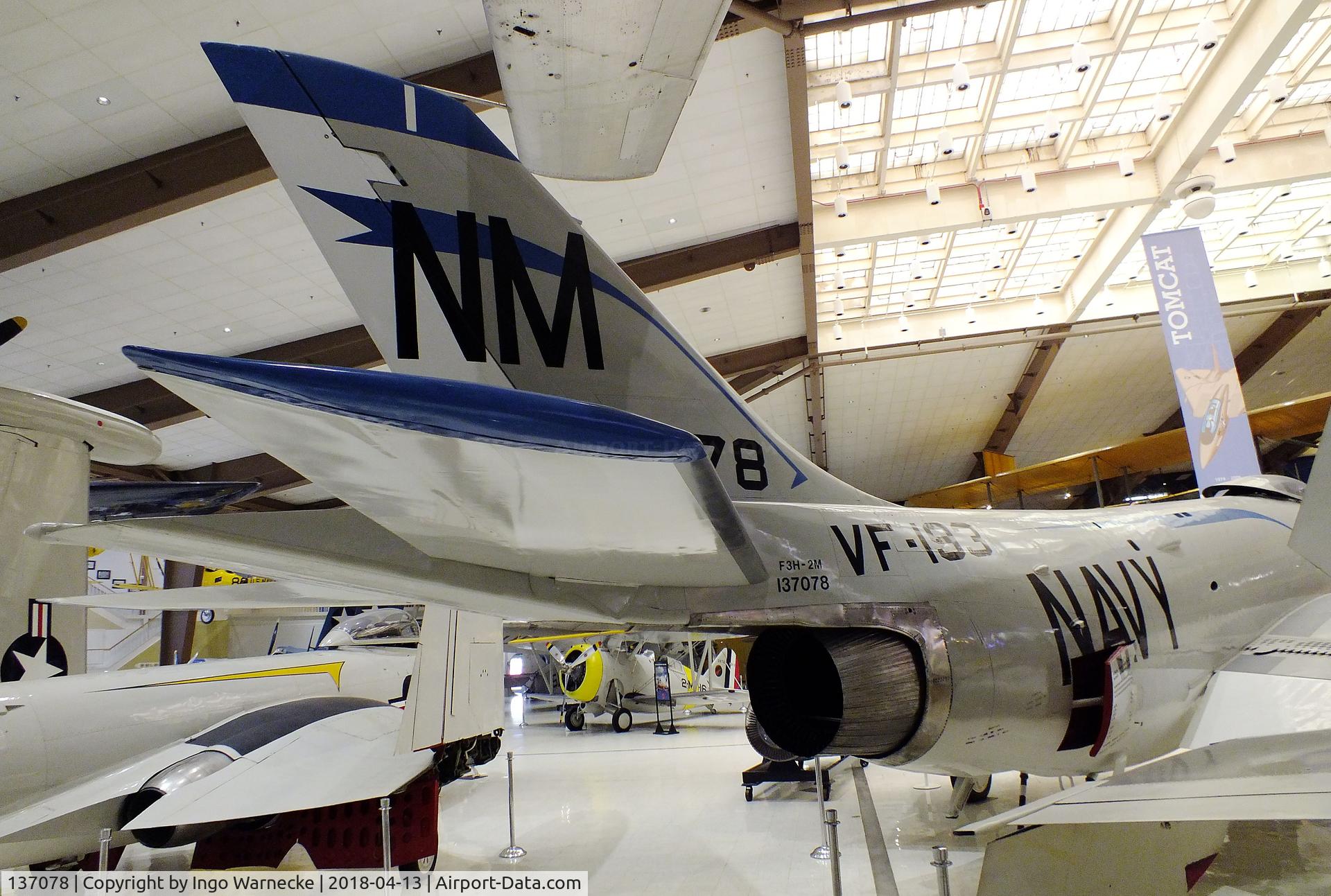 137078, McDonnell MF-3B Demon C/N 259, McDonnell MF-3B (F3H-2M) Demon at the NMNA, Pensacola FL
