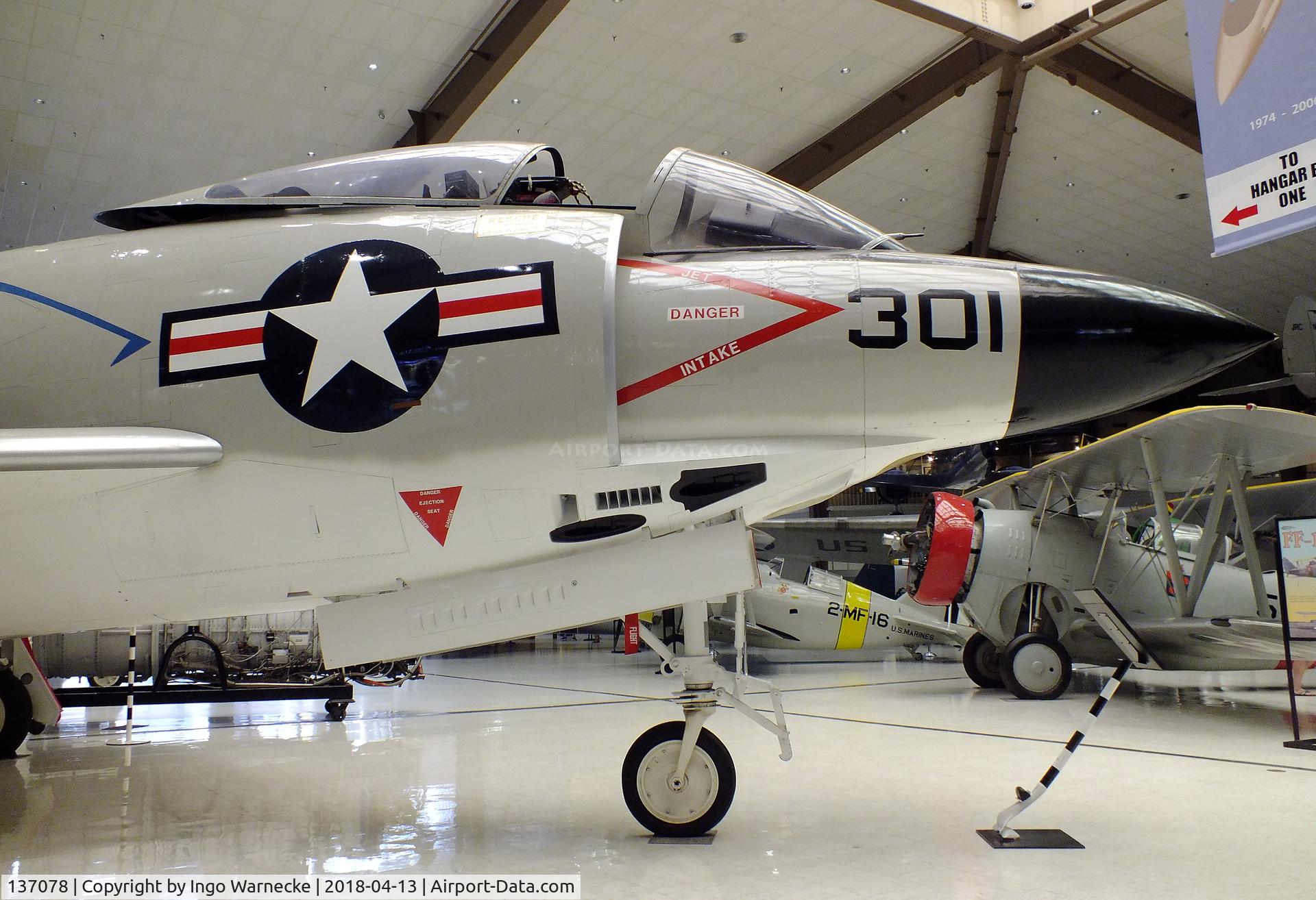 137078, McDonnell MF-3B Demon C/N 259, McDonnell MF-3B (F3H-2M) Demon at the NMNA, Pensacola FL