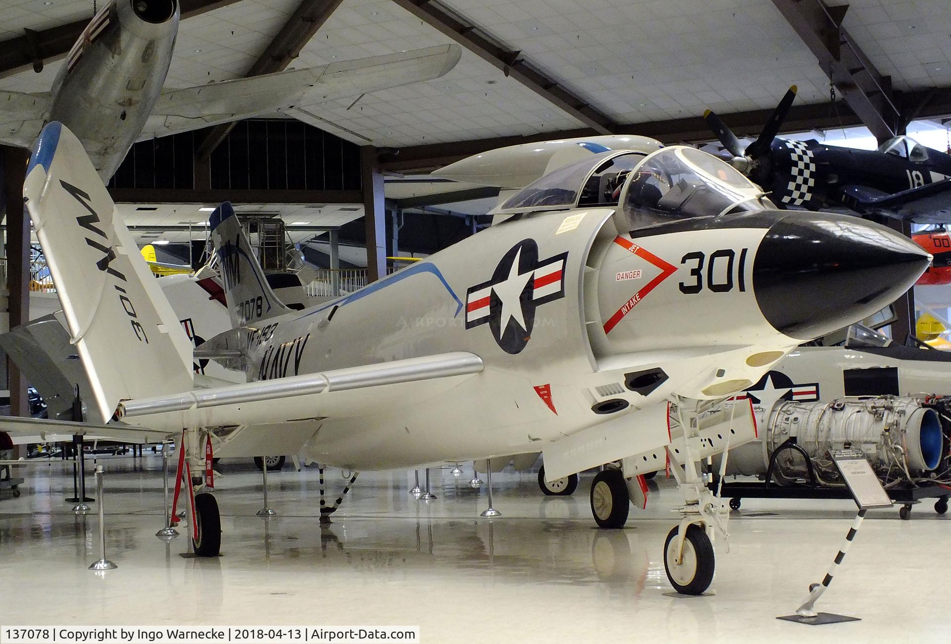 137078, McDonnell MF-3B Demon C/N 259, McDonnell MF-3B (F3H-2M) Demon at the NMNA, Pensacola FL