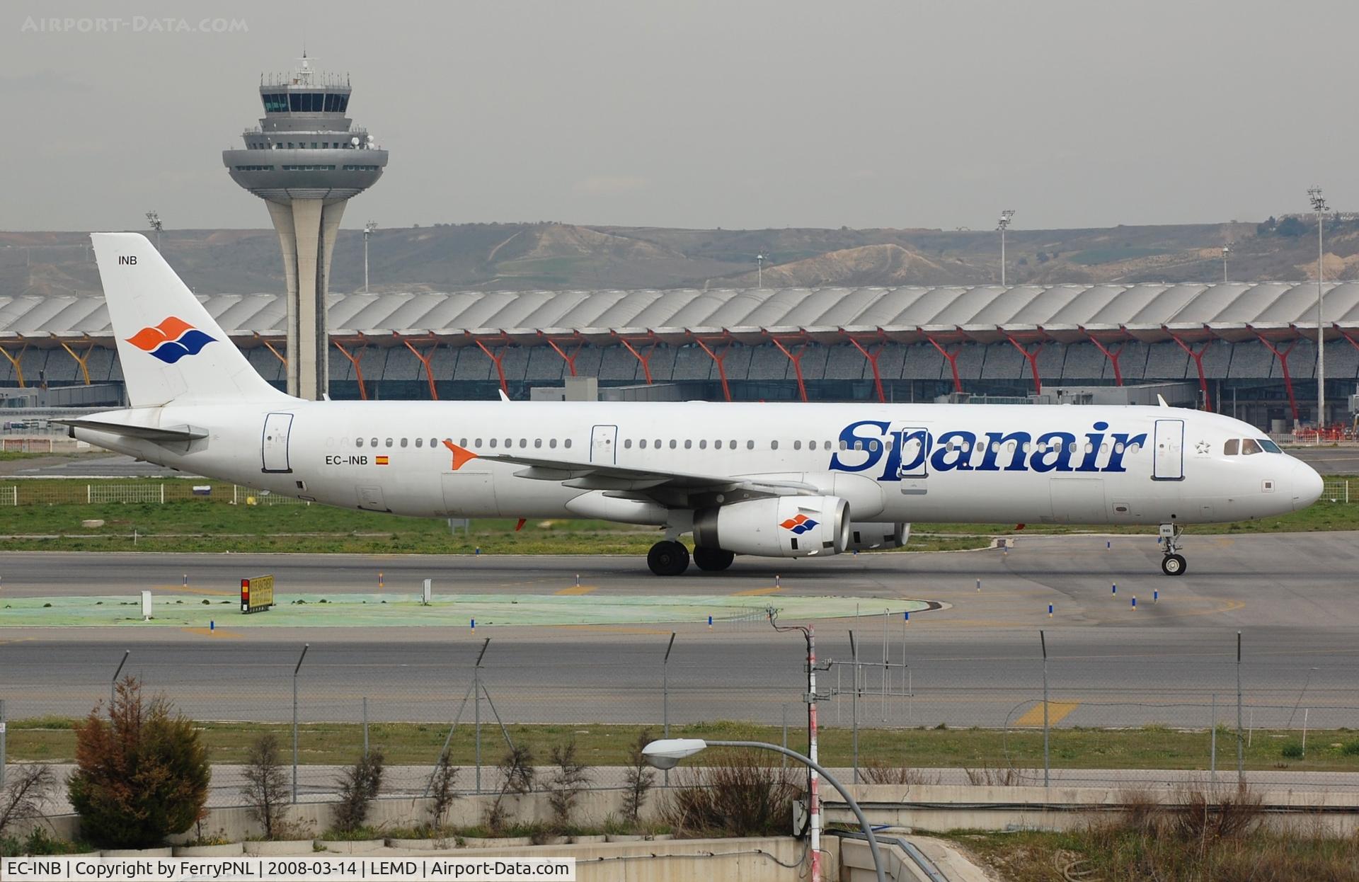 EC-INB, 2003 Airbus A321-231 C/N 1946, Spanair A321 arriving, aircraft now operating for Srilankan.
