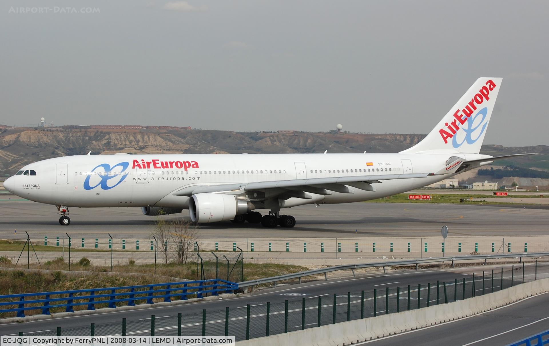 EC-JQG, 2006 Airbus A330-202 C/N 745, Air Europa A332 departing MAD