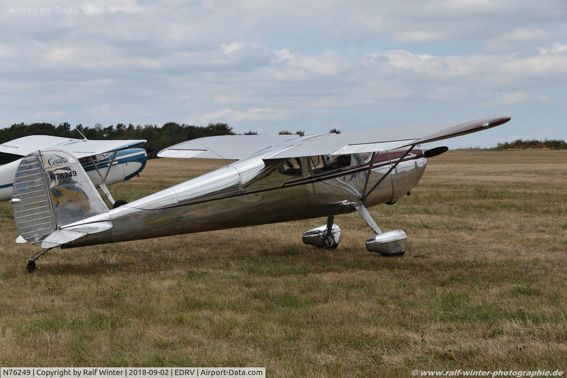 N76249, 1946 Cessna 120 C/N 10654, Cessna 120 - Plane Fun Inc. - 10654 - N76249 - 02.09.2018 - EDRV