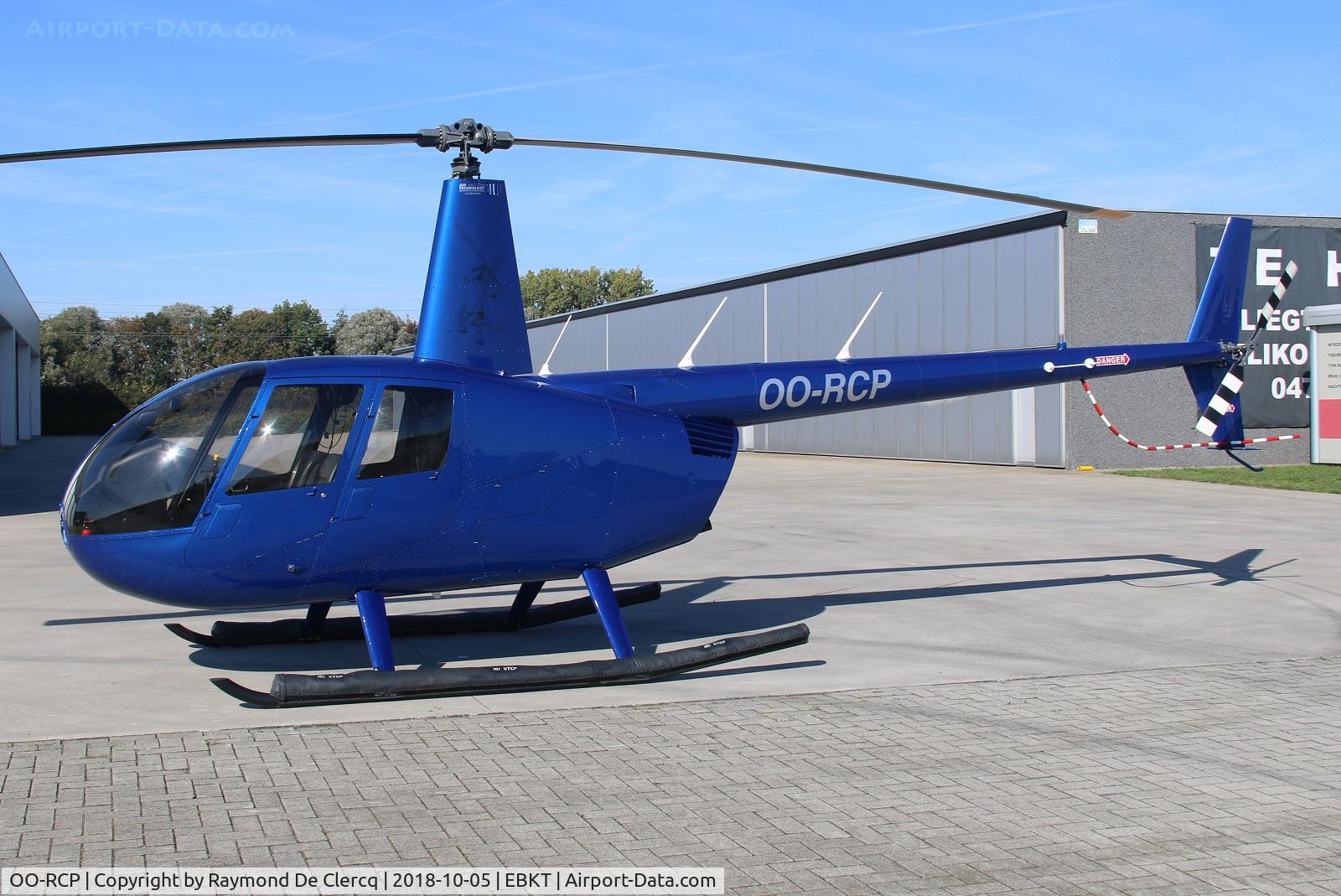 OO-RCP, 2017 Robinson R44  Raven II C/N 14072, At Wevelgem.
