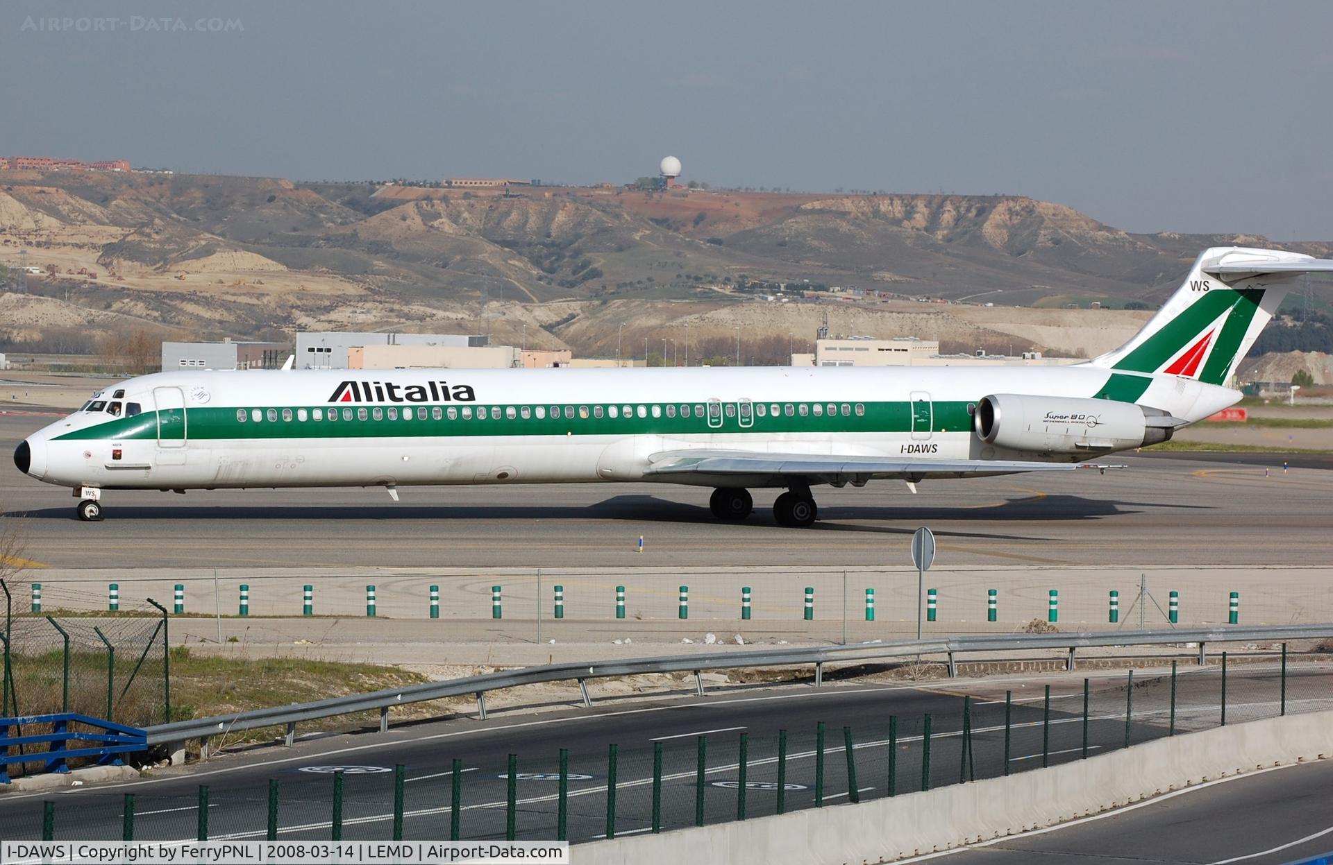 I-DAWS, 1985 McDonnell Douglas MD-82 (DC-9-82) C/N 49209/1191, Alitalia MD82 is stored in ARN since 2010.