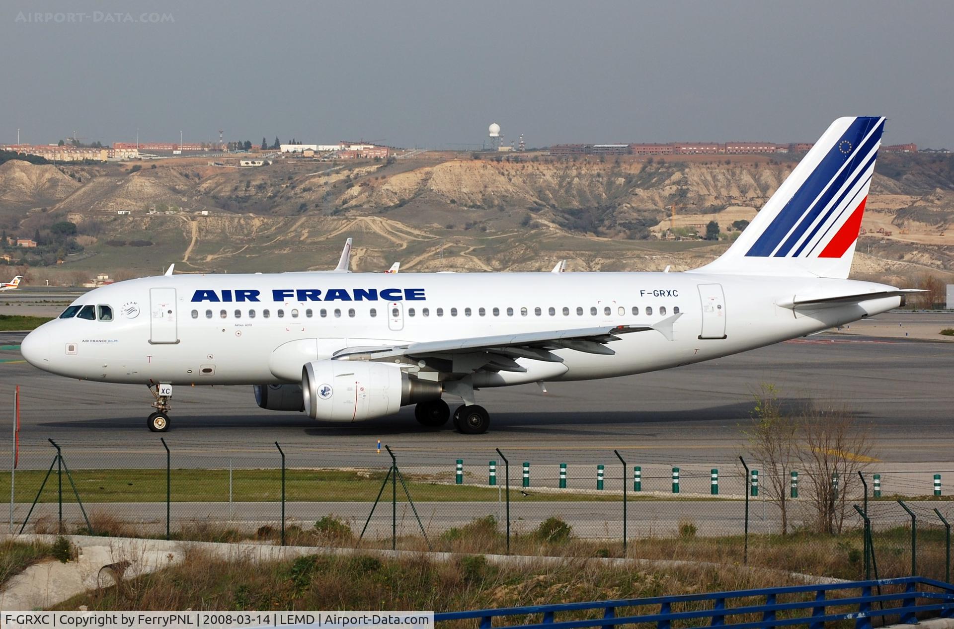F-GRXC, 2002 Airbus A319-111 C/N 1677, Air France A319