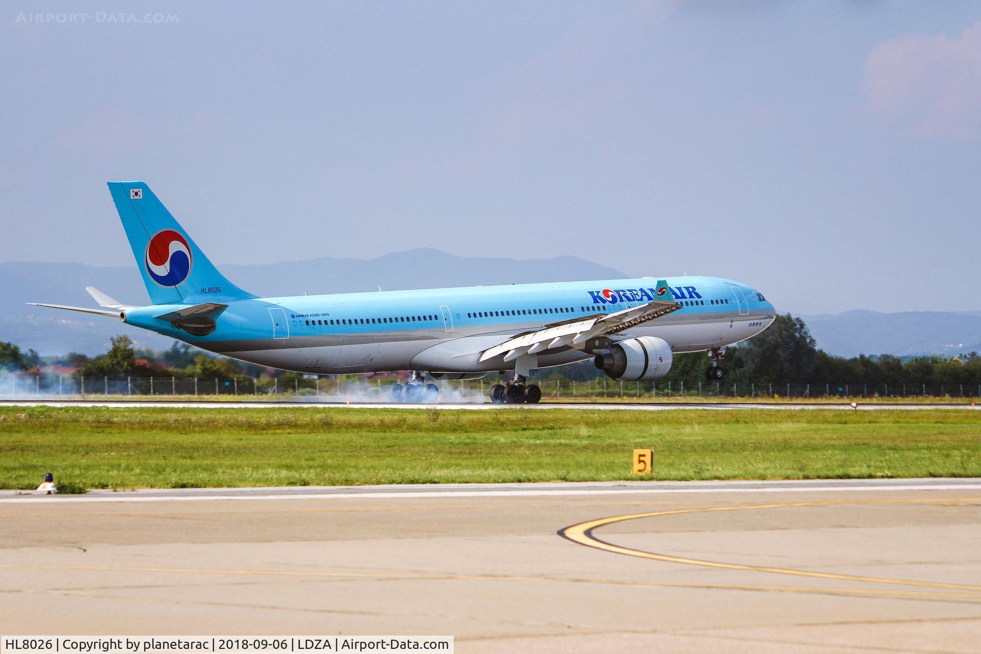 HL8026, 2015 Airbus A330-323 C/N 1638, Landing from Seoul Inceon