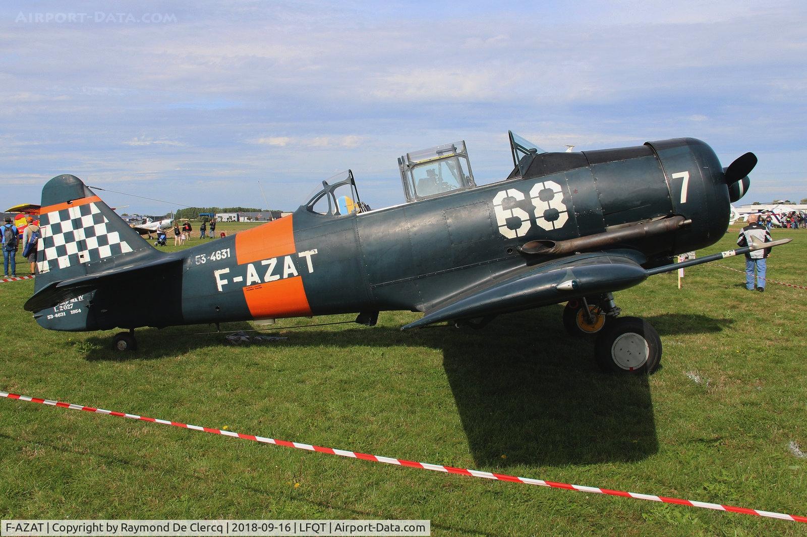 F-AZAT, Canadian Car & Foundry T-6J Harvard Mk.4 C/N CCF4-550, Flandre Lys Airshow at Merville.